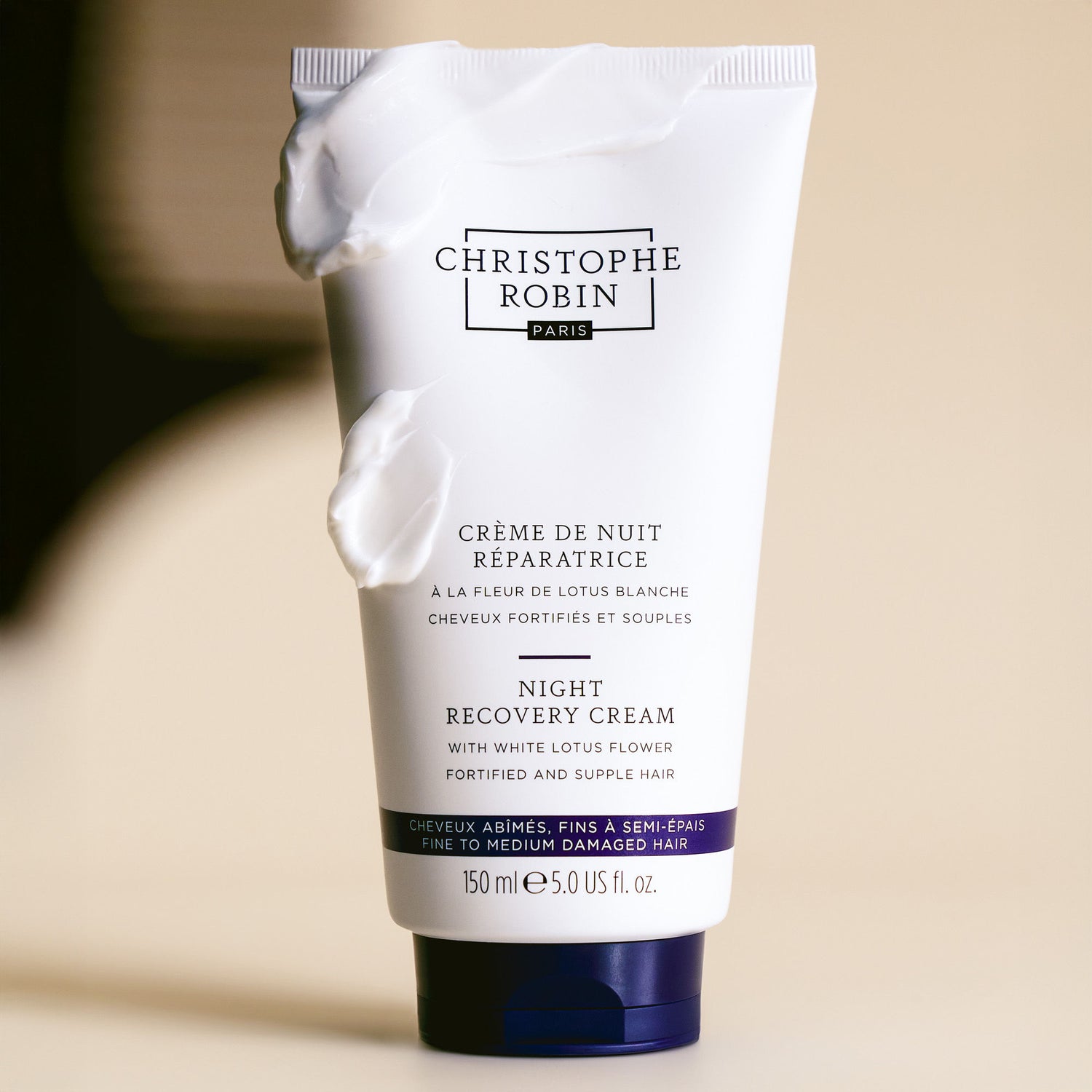 Swatch image of Christophe Robin Night Recovery Cream With White Lotus Flower