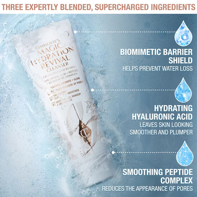 Information related to Charlotte Tilbury Charlotte's Magic Hydration Revival Cleanser