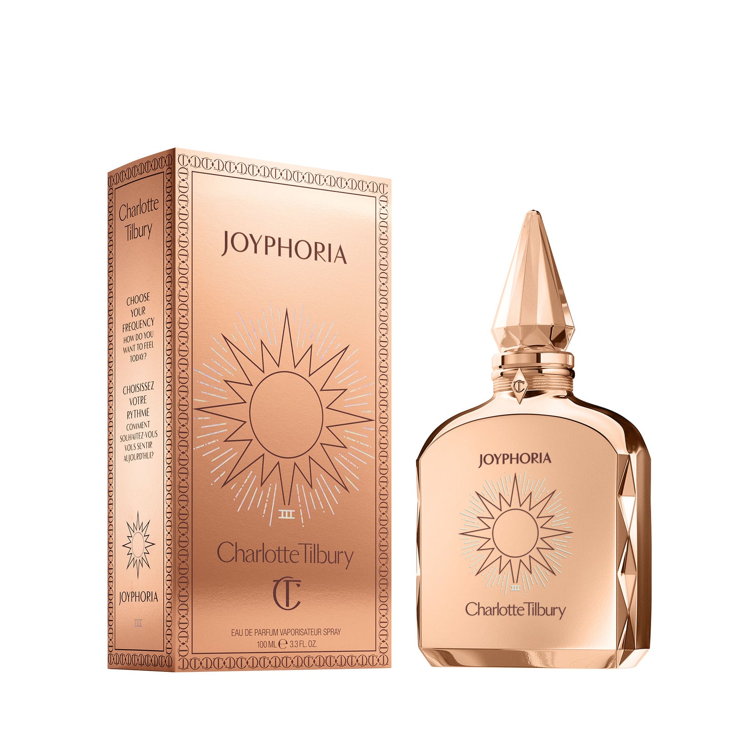 Image of the Charlotte Tilbury Joyphoria Eau de Parfum box