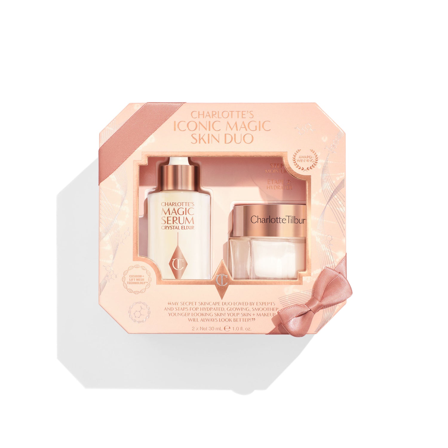 Image of the Charlotte Tilbury Charlotte's Iconic Magic Skin Duo (Limited Edition) box