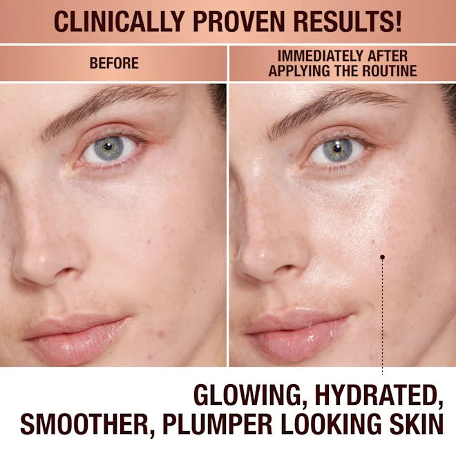 Information related to Charlotte Tilbury Immediate Skin Revival Routine Skincare Discovery Set