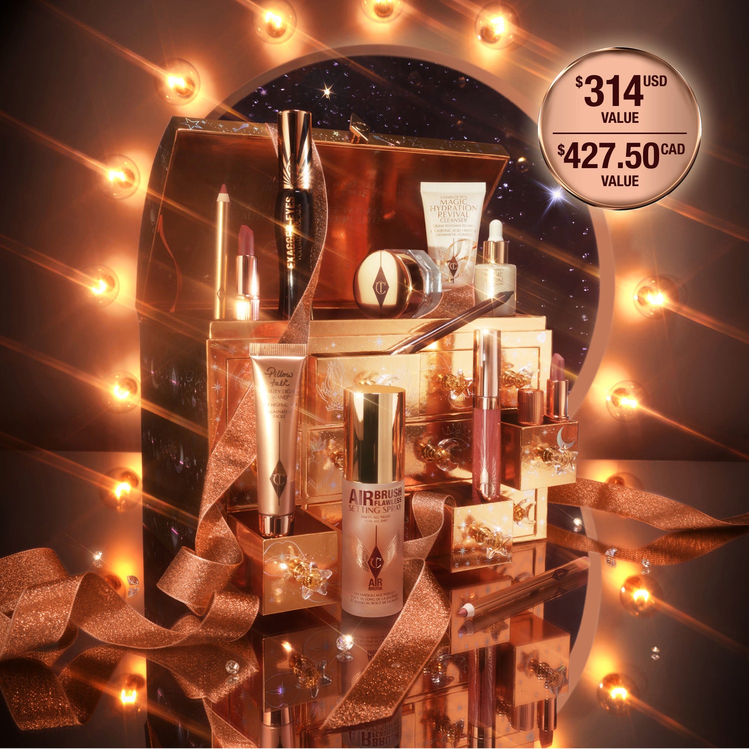Lifestyle image of Charlotte Tilbury Charlotte's Beauty Treasure Chest (Limited Edition)