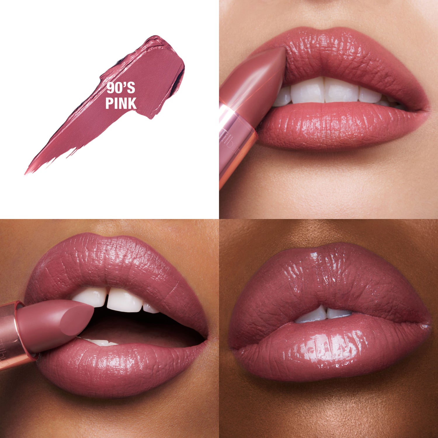 Swatch image of Charlotte Tilbury Hollywood Iconic Mini Lip Trio (Limited Edition)