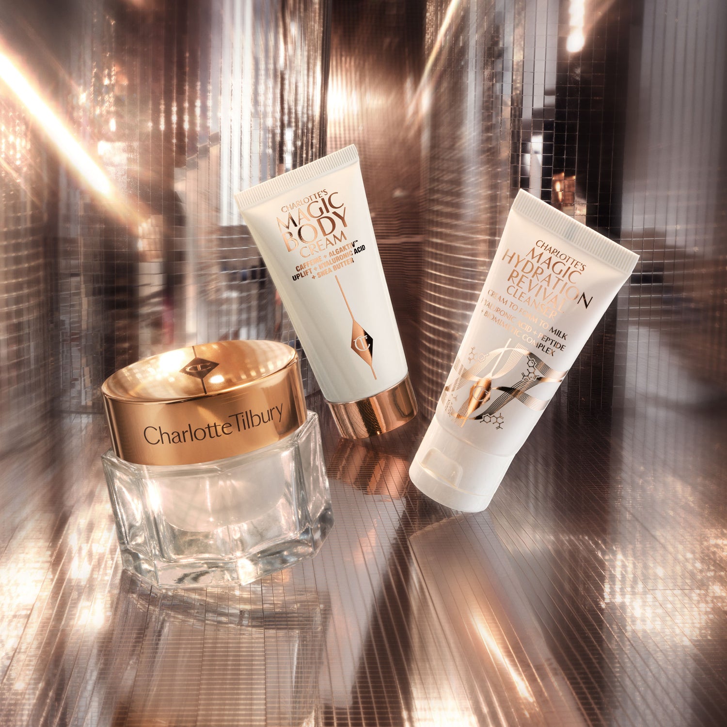 Lifestyle image of Charlotte Tilbury Immediate Skin Revival On The Go Set (Limited Edition)