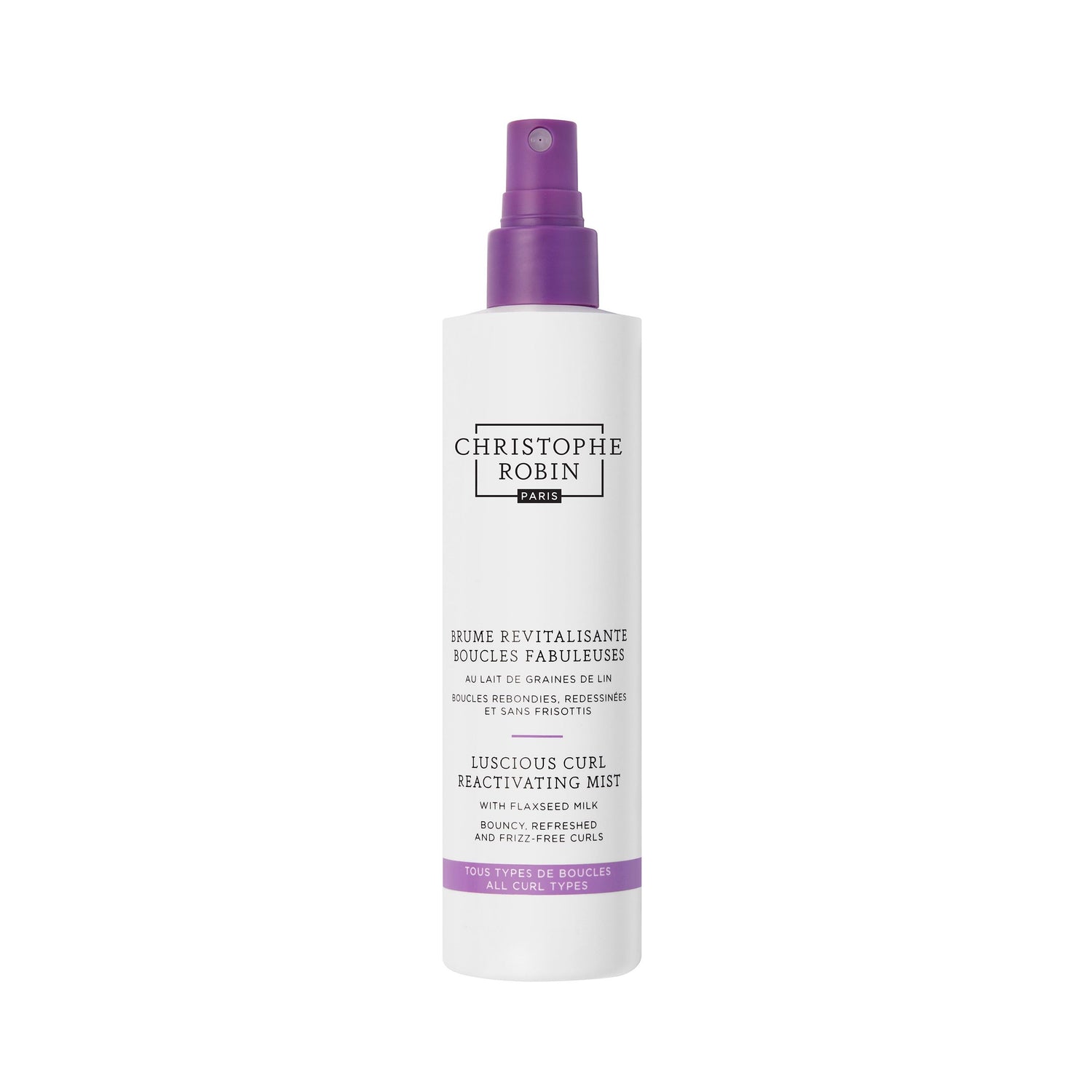 Christophe Robin Luscious Curl Reactivating Mist with Flaxseed Milk main image