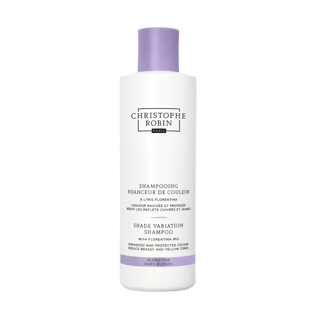 Christophe Robin Shade Variation Shampoo With Florentina Iris Baby Blonde main image