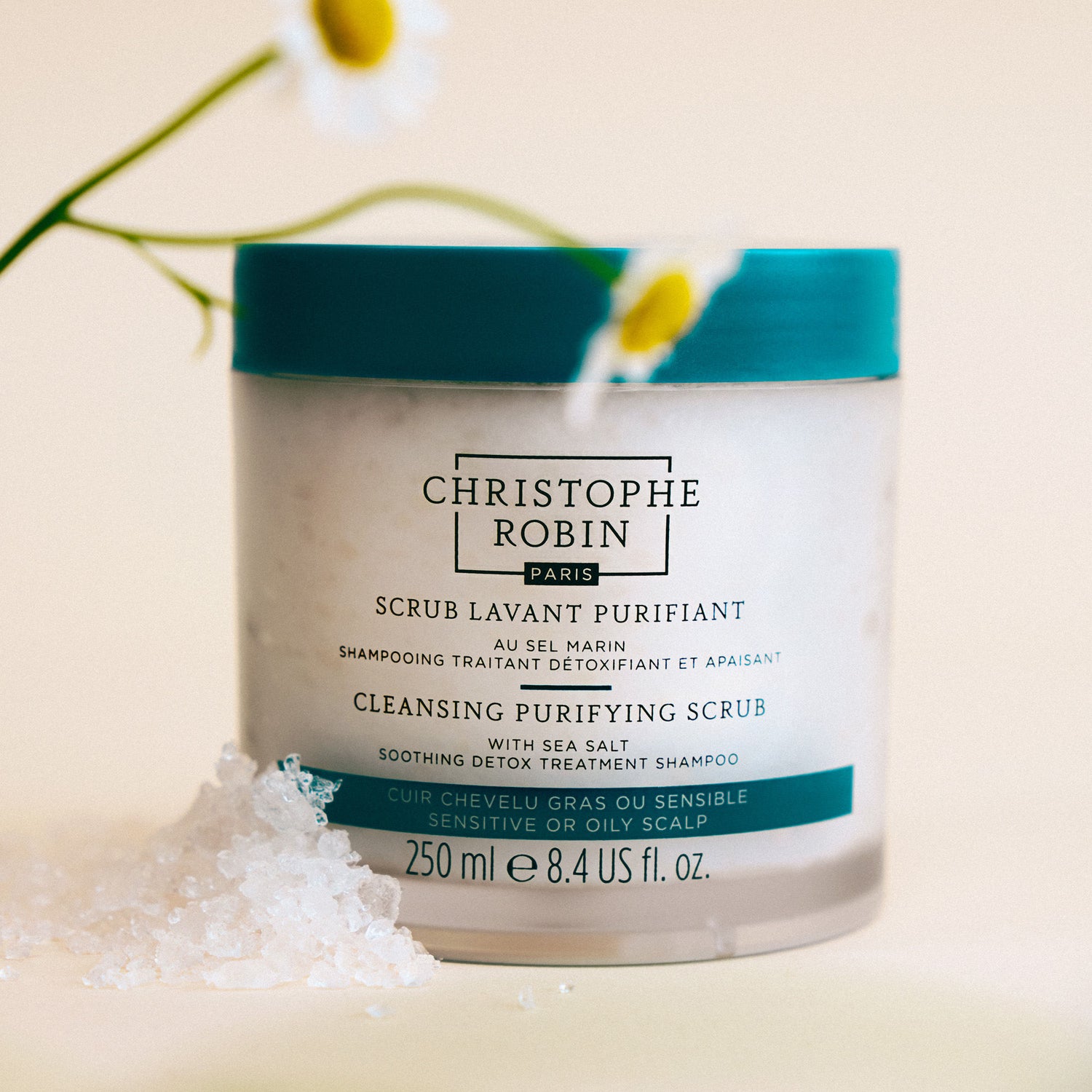 Swatch image of Christophe Robin Cleansing Purifying Scrub With Sea Salt