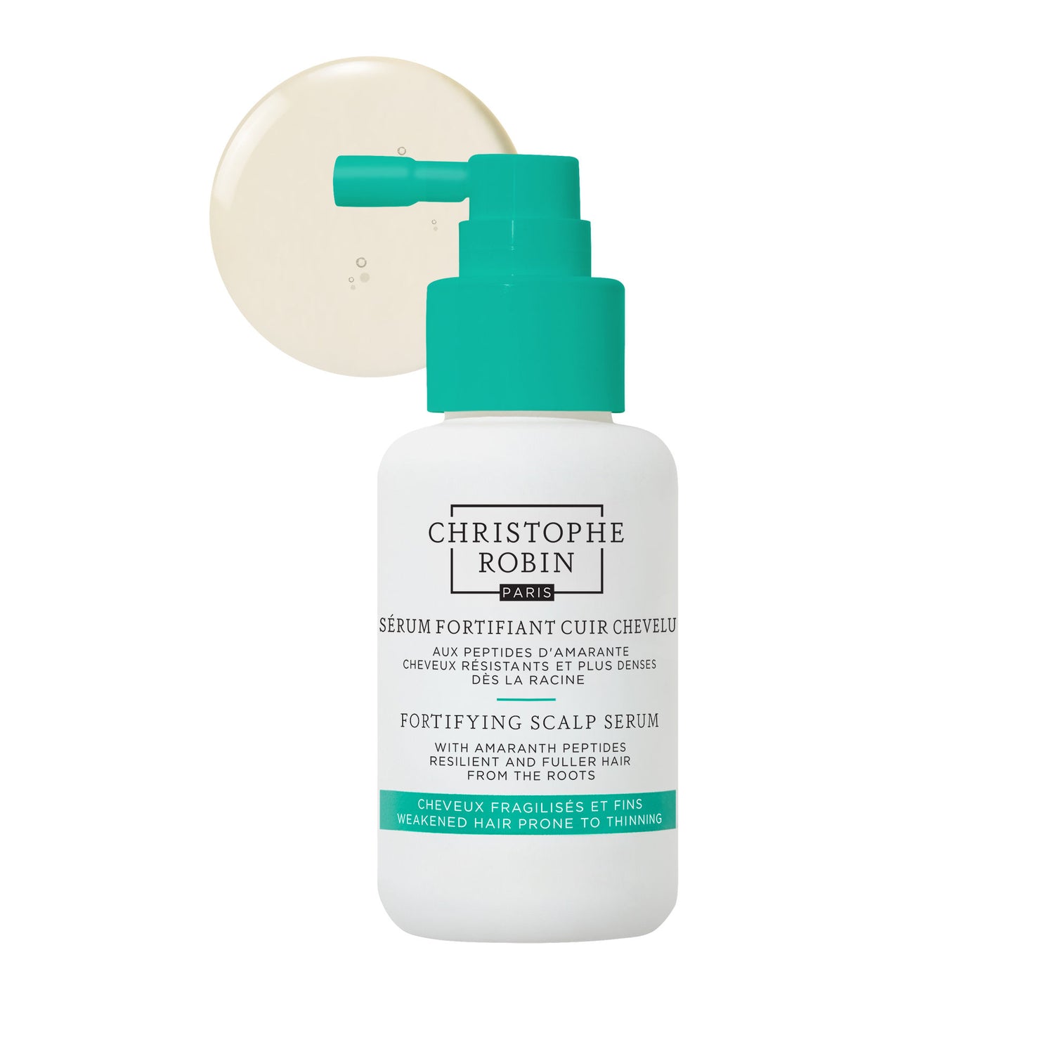Swatch image of Christophe Robin Fortifying Scalp Serum with Amaranth Peptides