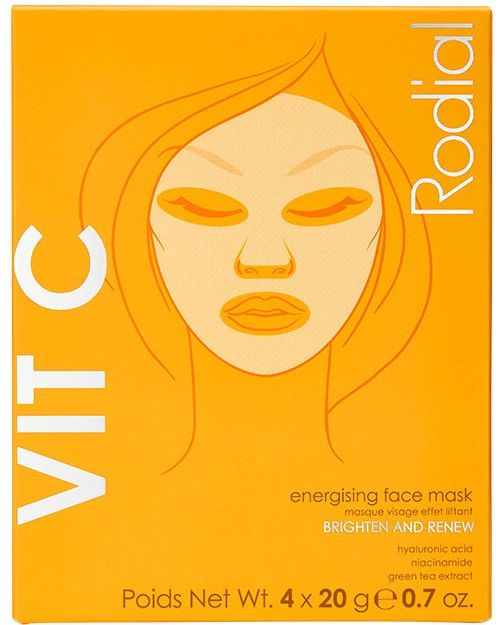 Rodial Vit C Cellulose Sheet Mask 4 Pack main image