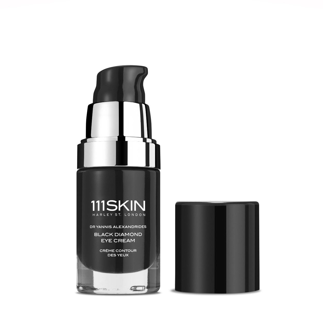 Image of an open 111SKIN Black Diamond Eye Cream