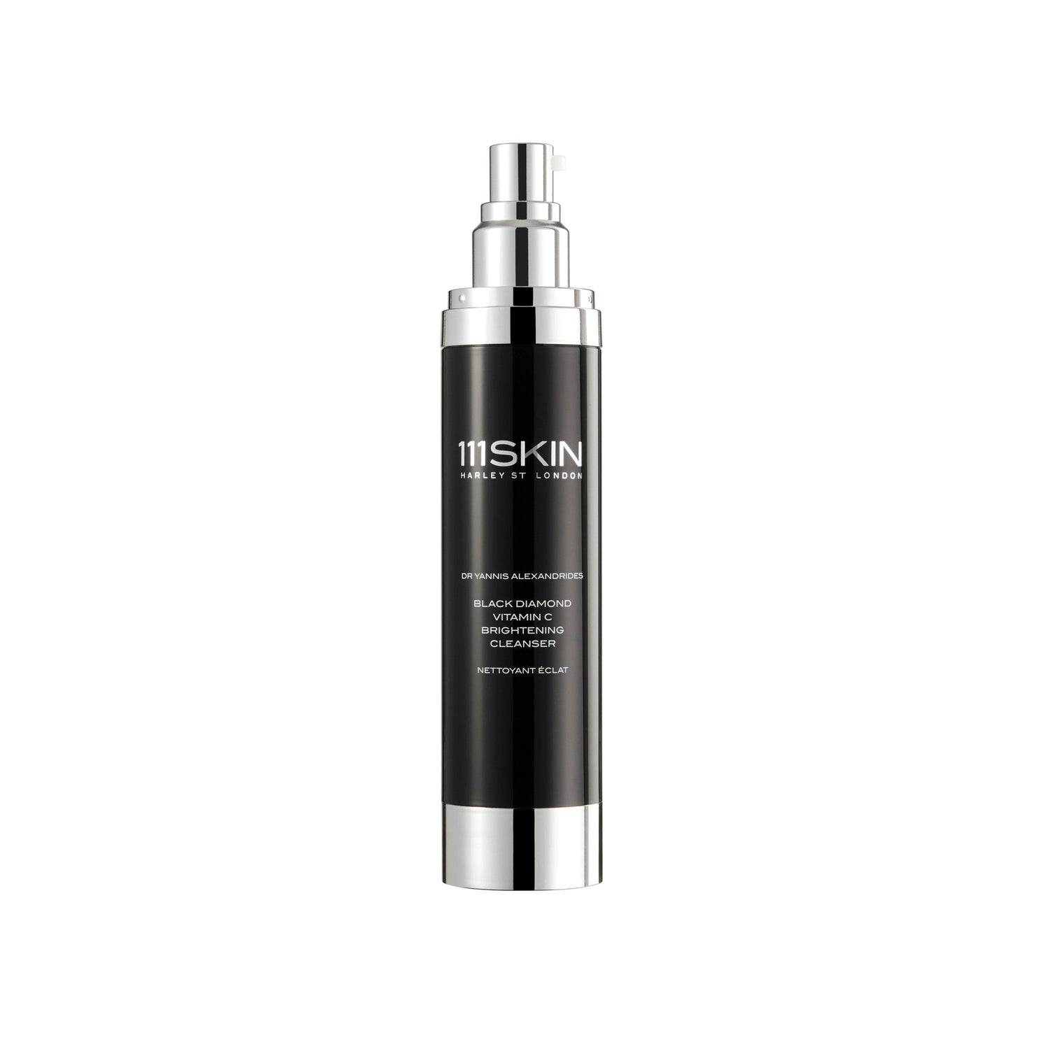 Image of an open 111SKIN Black Diamond Vitamin C Brightening Cleanser