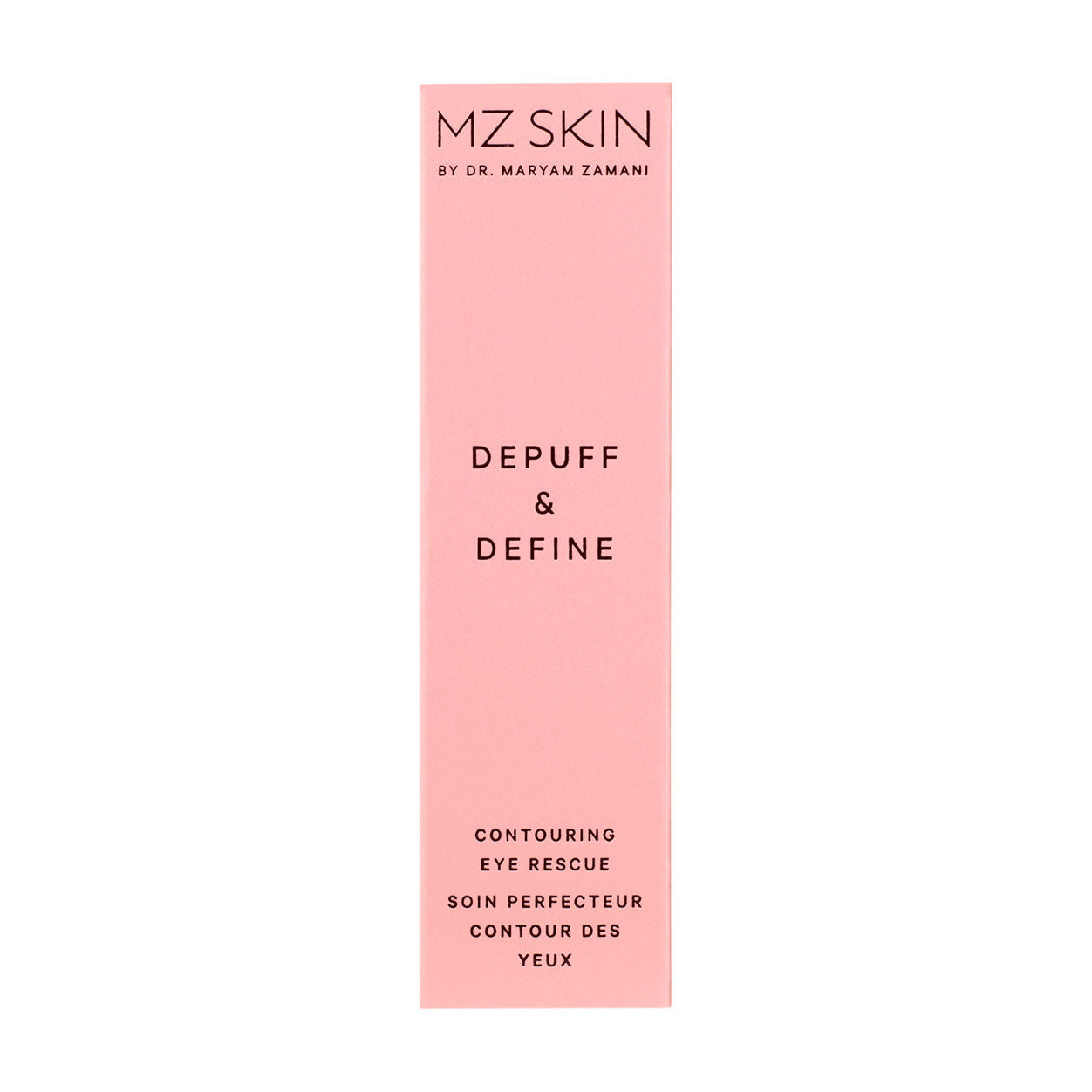 Image of the MZ Skin Depuff and Define Contouring Eye Rescue box