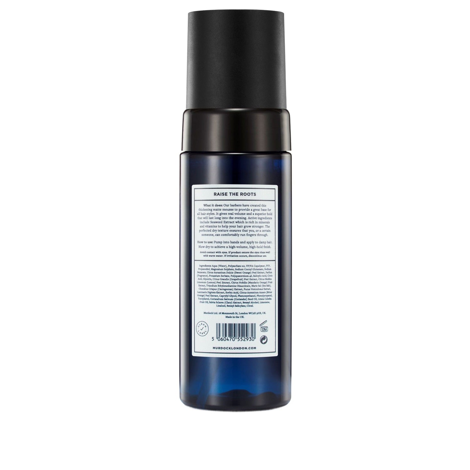 Back image of Murdock London Sea Salt Volume Mousse