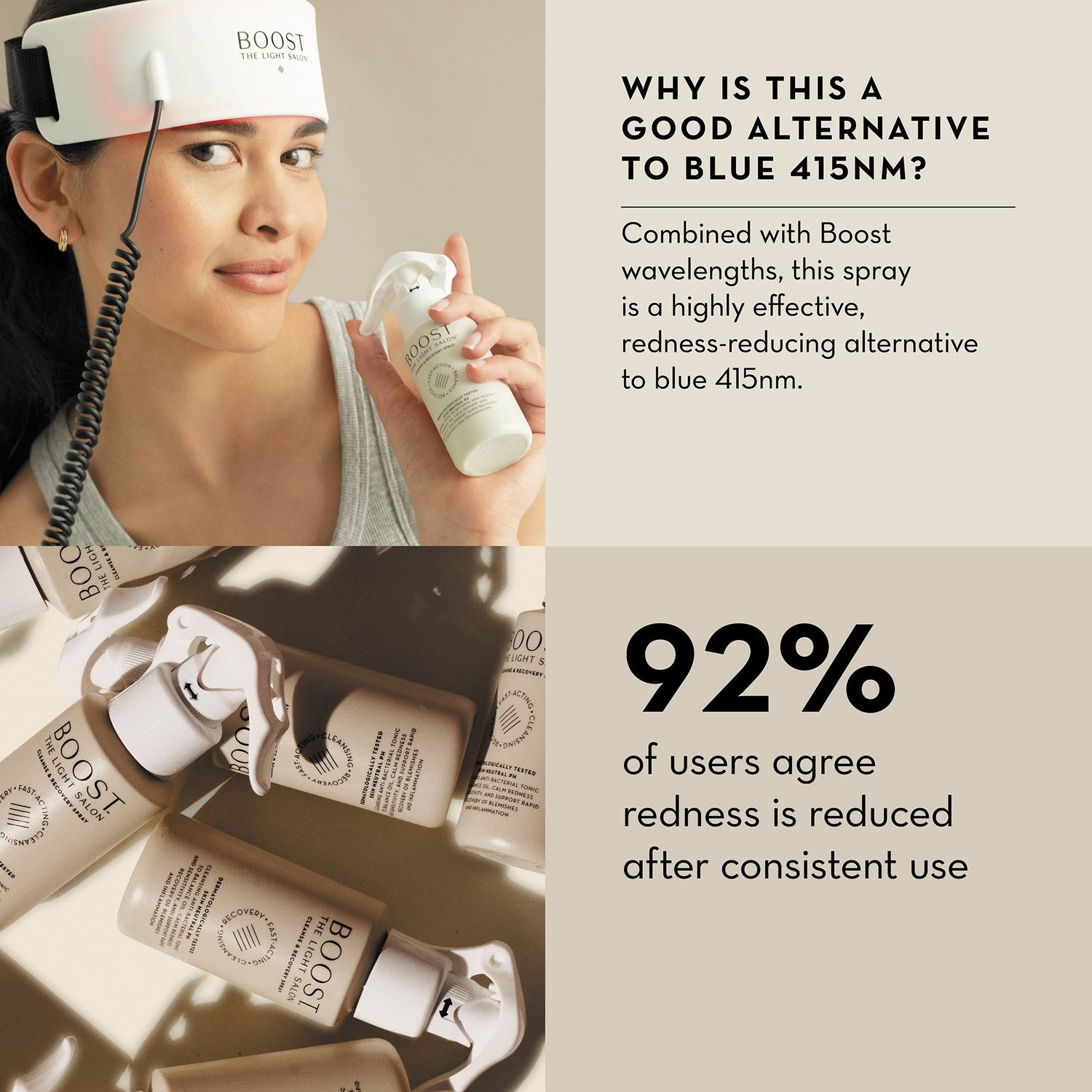 Information related to The Light Salon Cleanse and Recovery Spray
