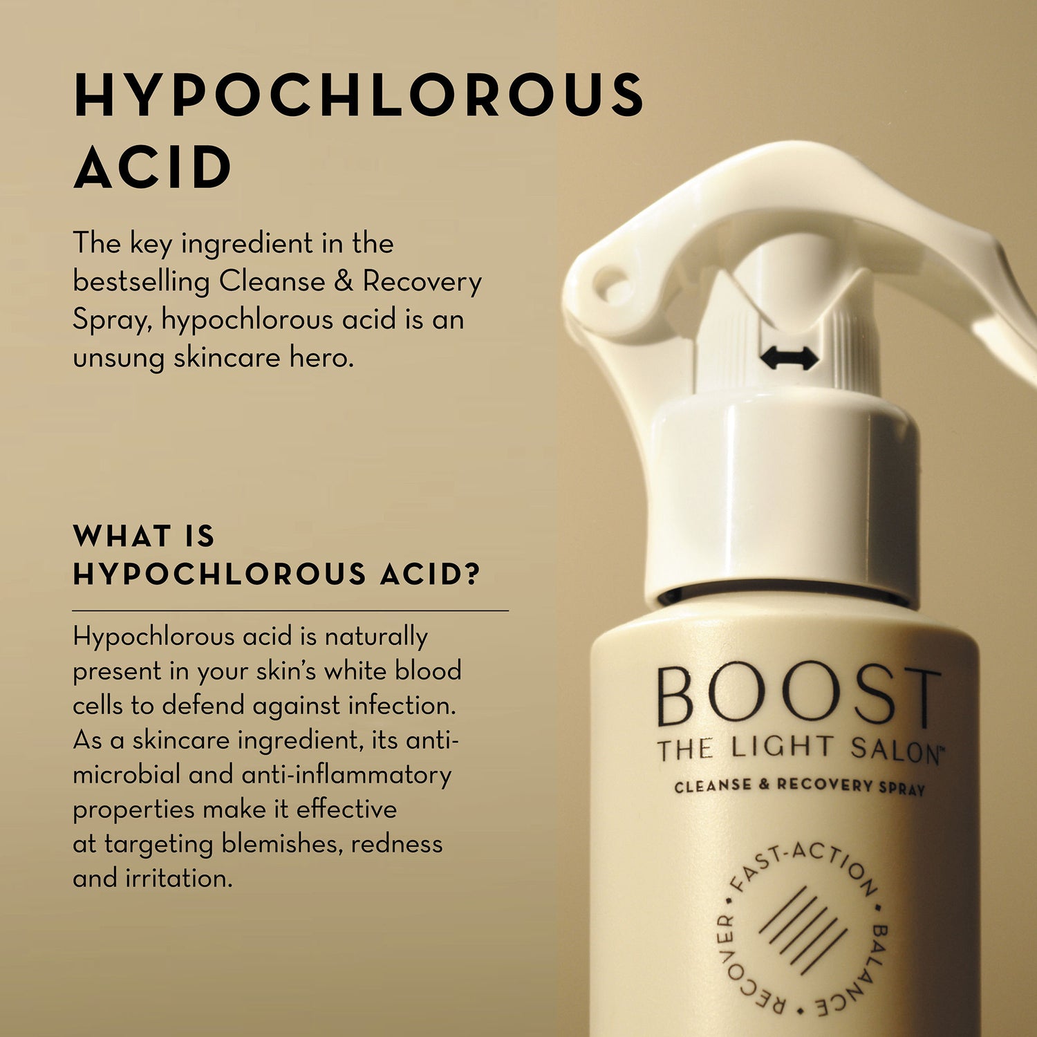 Information related to The Light Salon Cleanse and Recovery Spray