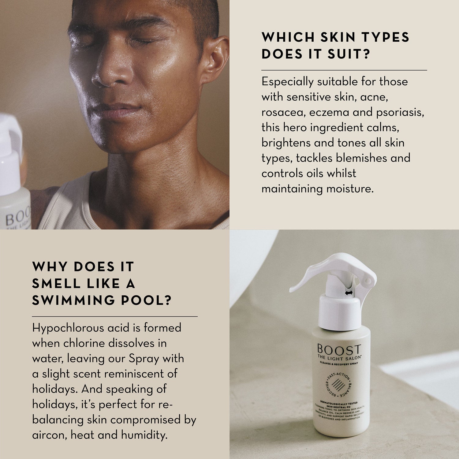Information related to The Light Salon Cleanse and Recovery Spray