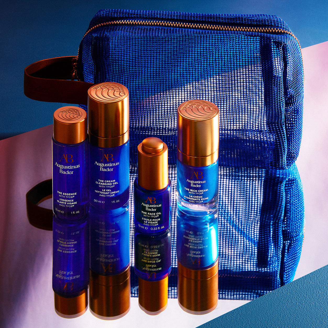 Lifestyle image of Augustinus Bader The Starter Kit with The Rich Cream