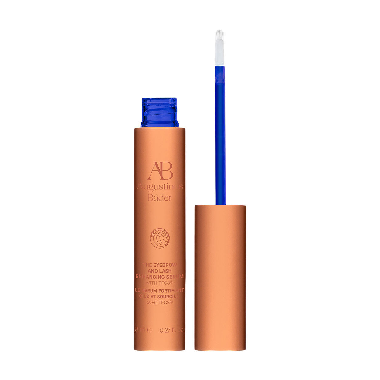 Image of an open Augustinus Bader The Eyebrow and Lash Enhancing Serum