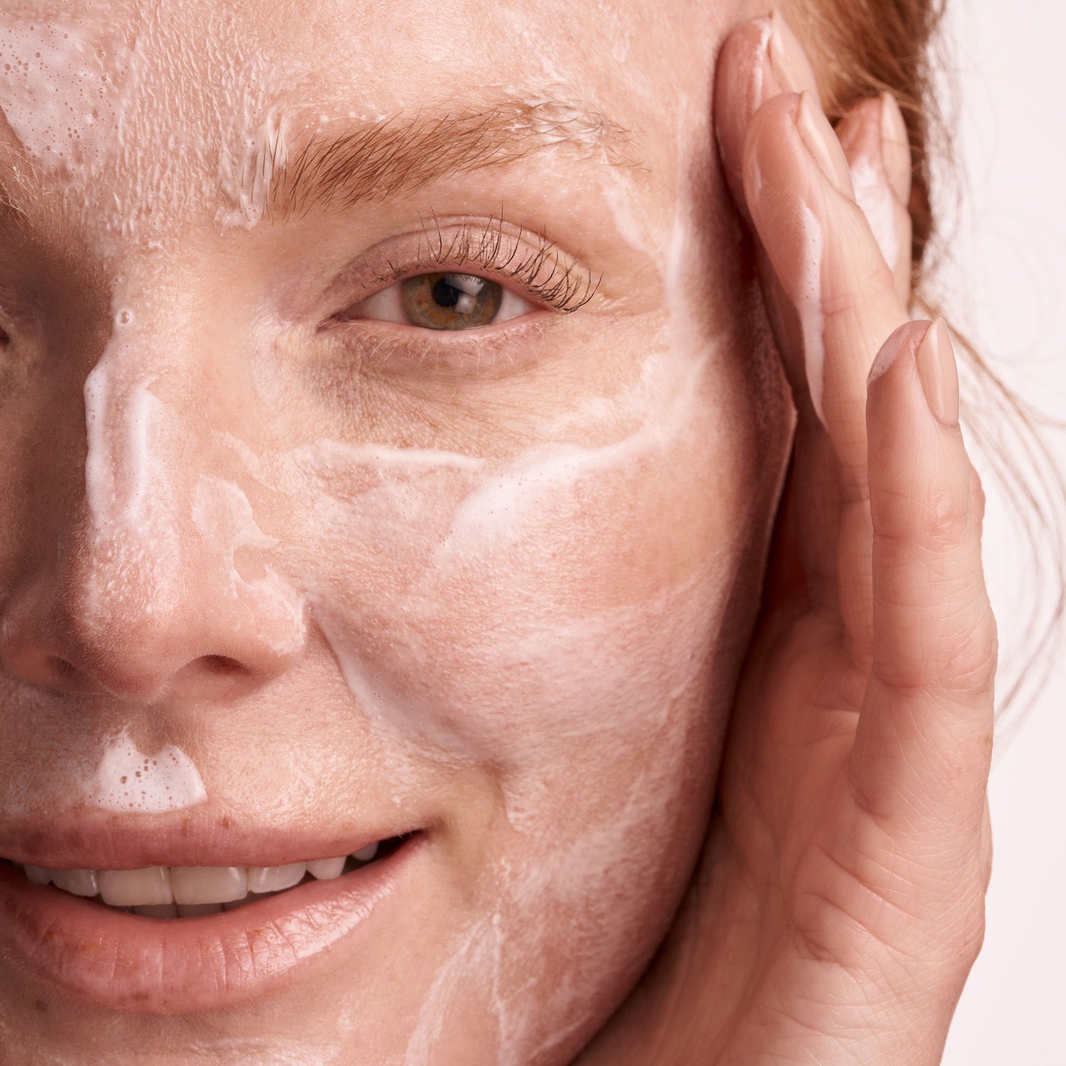 Model image of Augustinus Bader The Foaming Cleanser