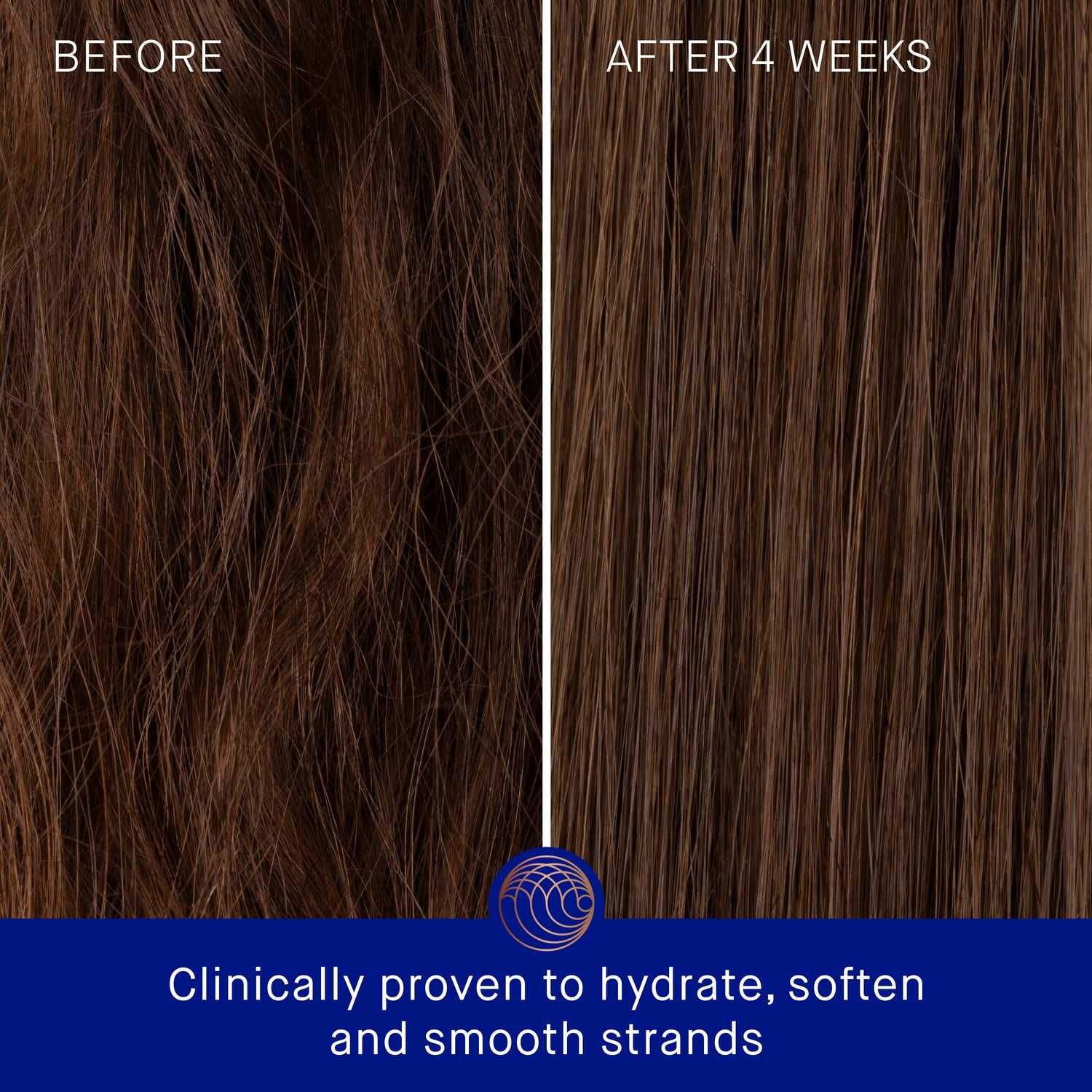 Before and after results of using Augustinus Bader The Rich Shampoo