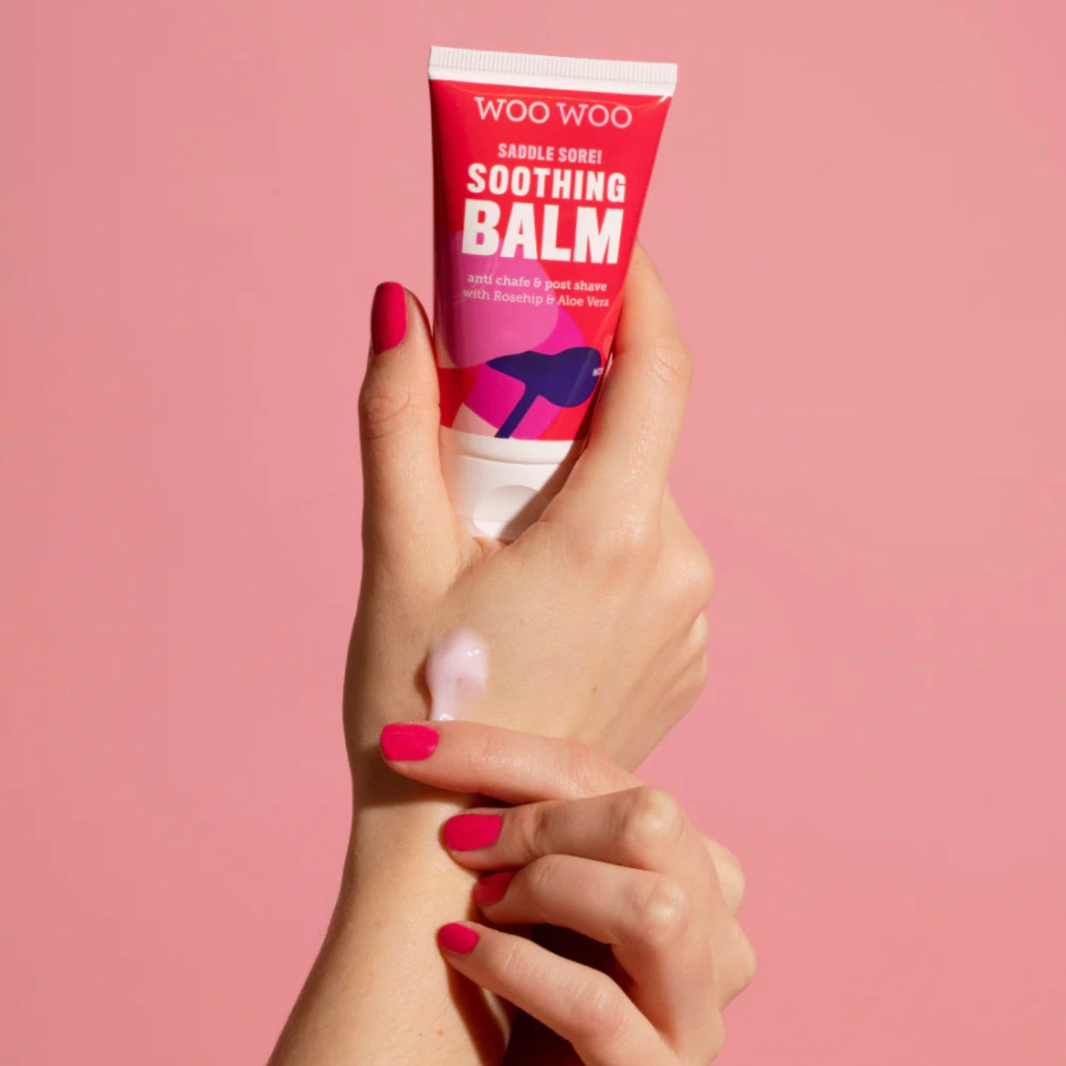Lifestyle image of Whind Saddle Sore! Soothing Balm
