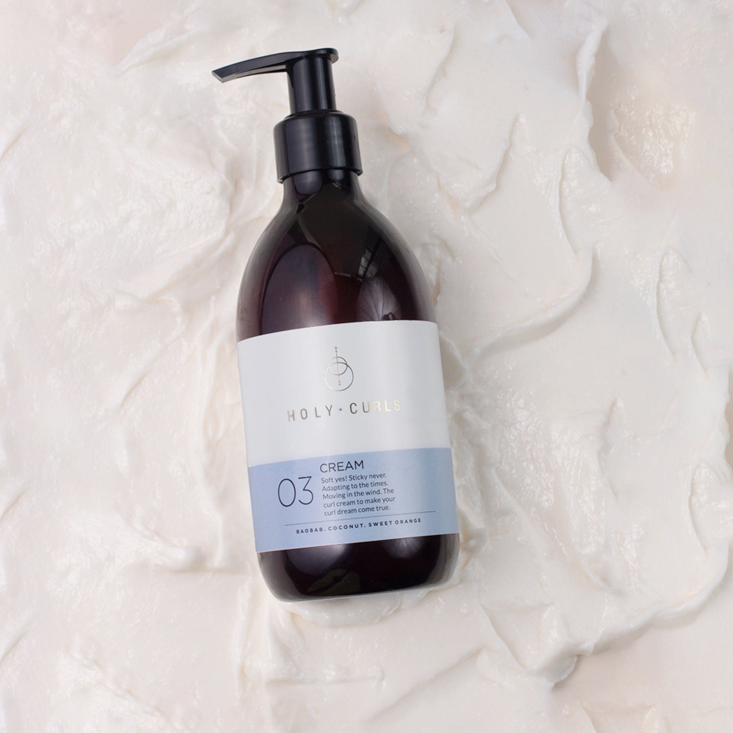 Lifestyle image of Holy Curls Cream