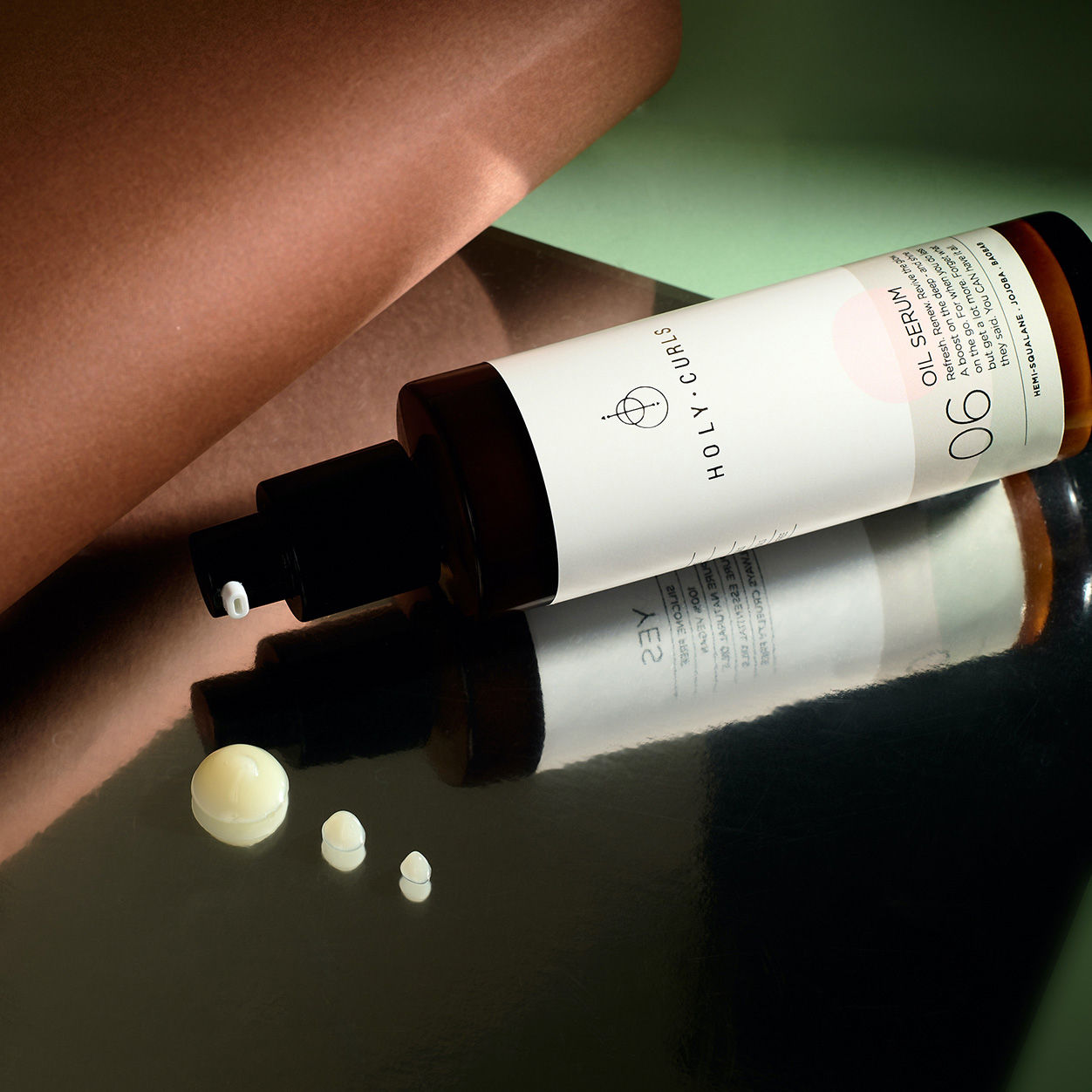 Lifestyle image of Holy Curls Oil Serum