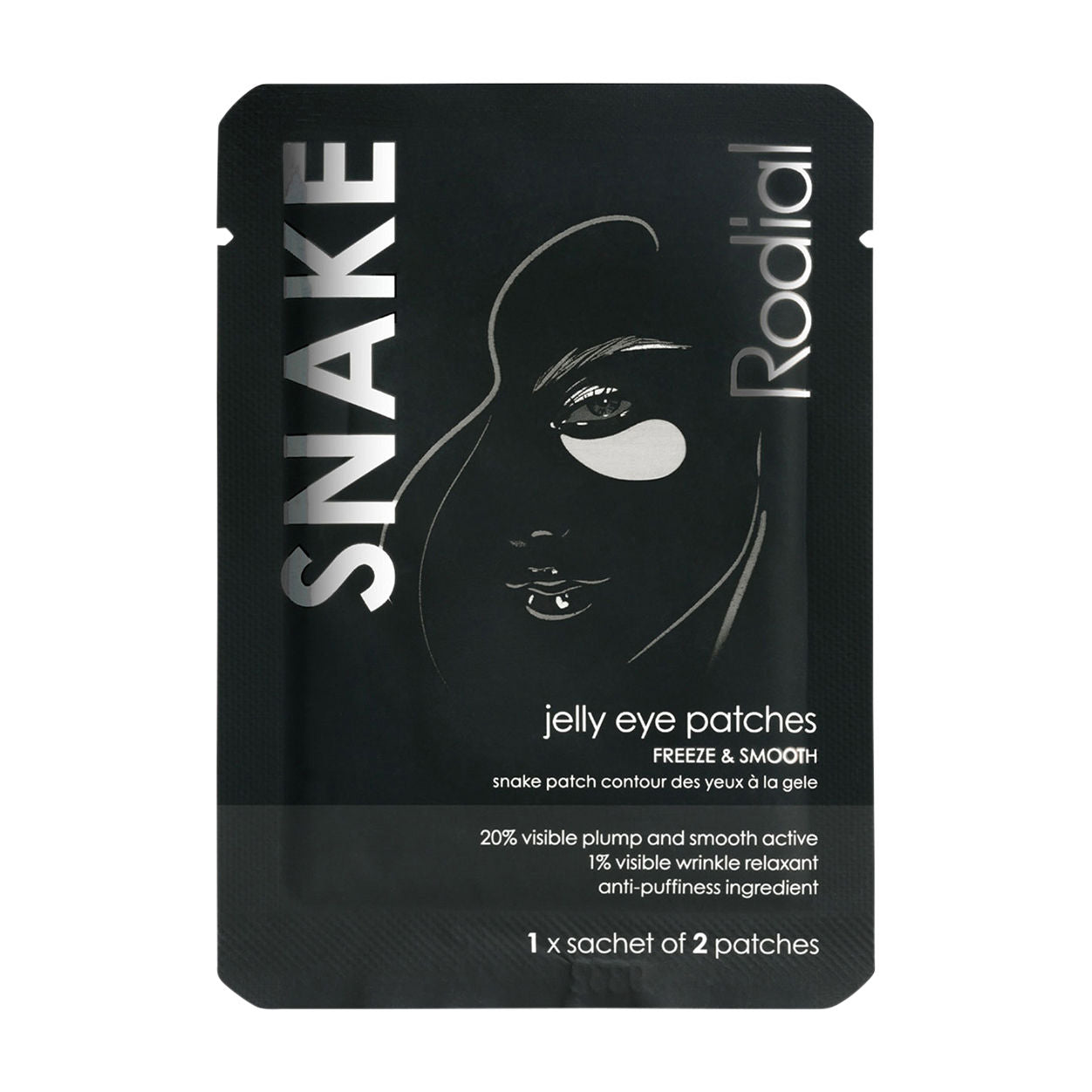 Rodial Snake Jelly Eye Patches Single Sachet main image