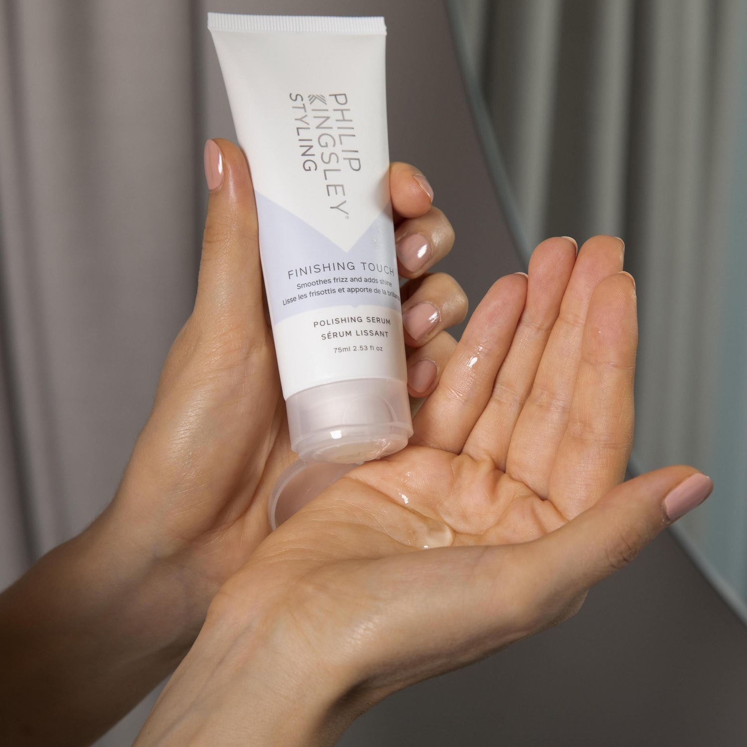 Lifestyle image of Philip Kingsley Finishing Touch Polishing Serum