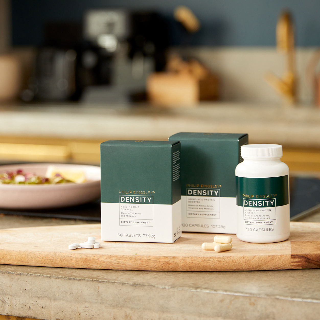 Lifestyle image of Philip Kingsley Density Healthy Hair Complex