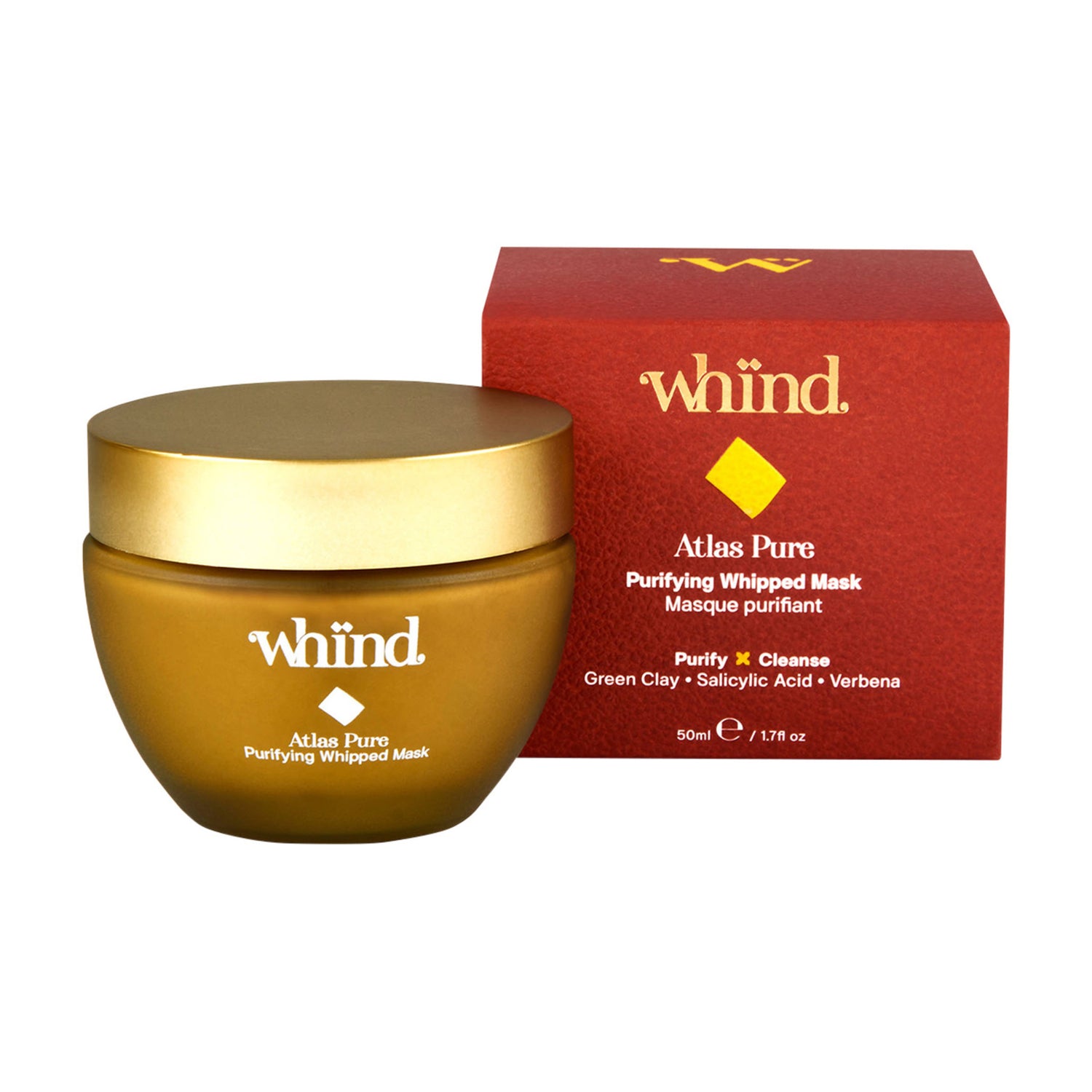 Whind Atlas Pure Purifying Whipped Mask main image.