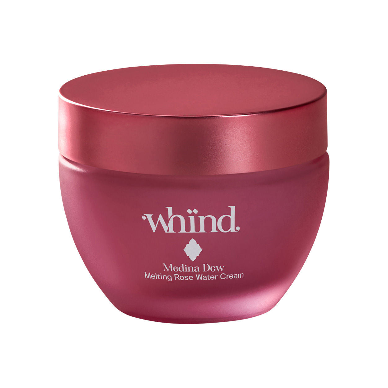Image of a closed Whind Medina Dew Melting Rose Water Cream