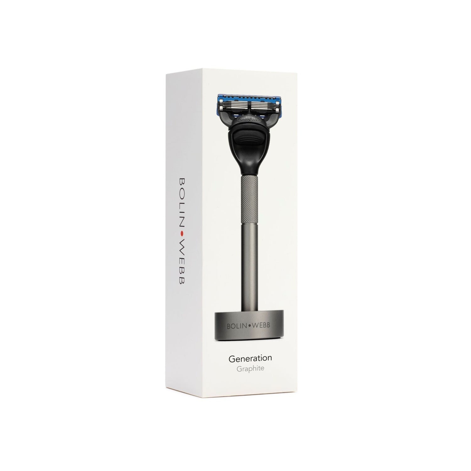 Image of the Bolin Webb Generation Graphite Shaving Set box