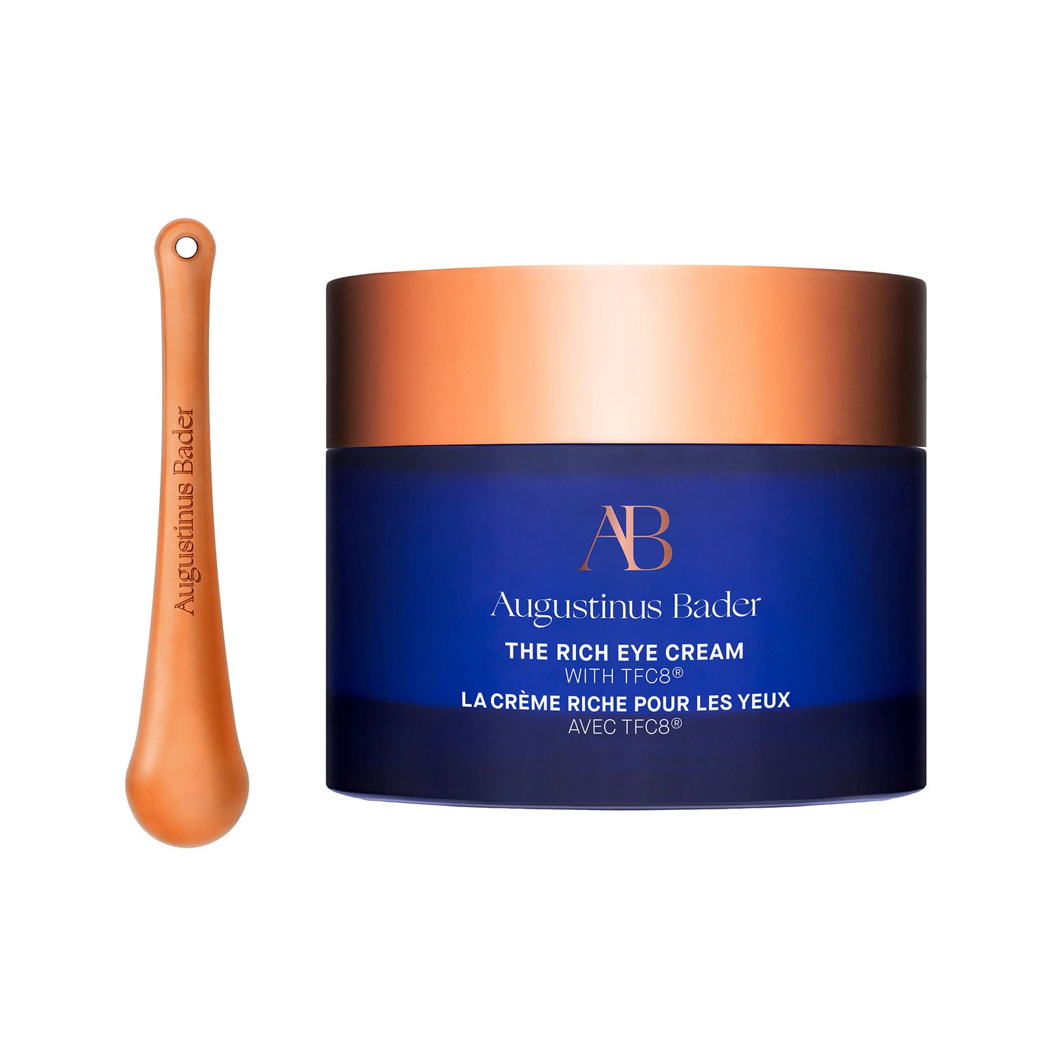 Image of an open Augustinus Bader The Rich Eye Cream