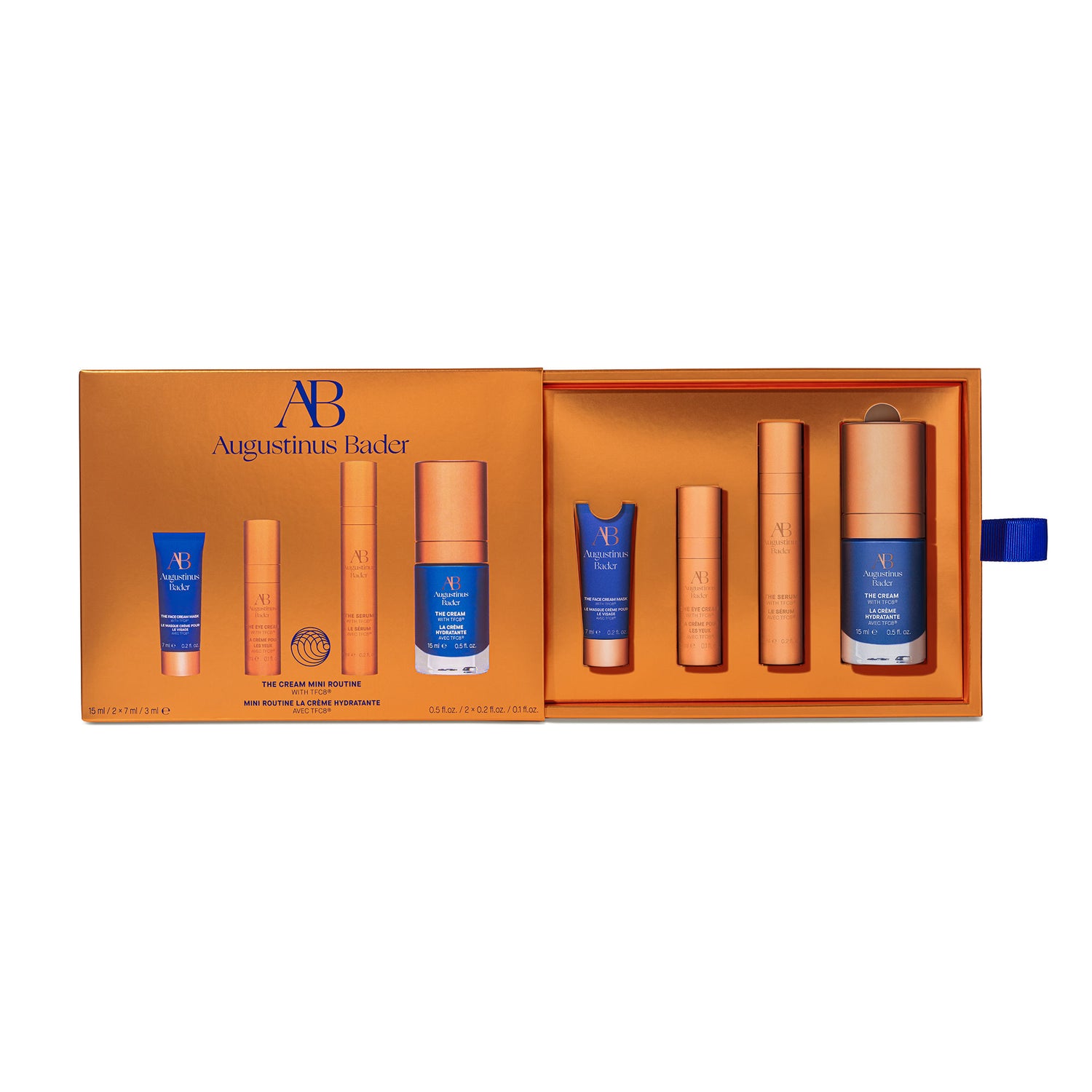 Image of an open Augustinus Bader The Cream Mini Routine