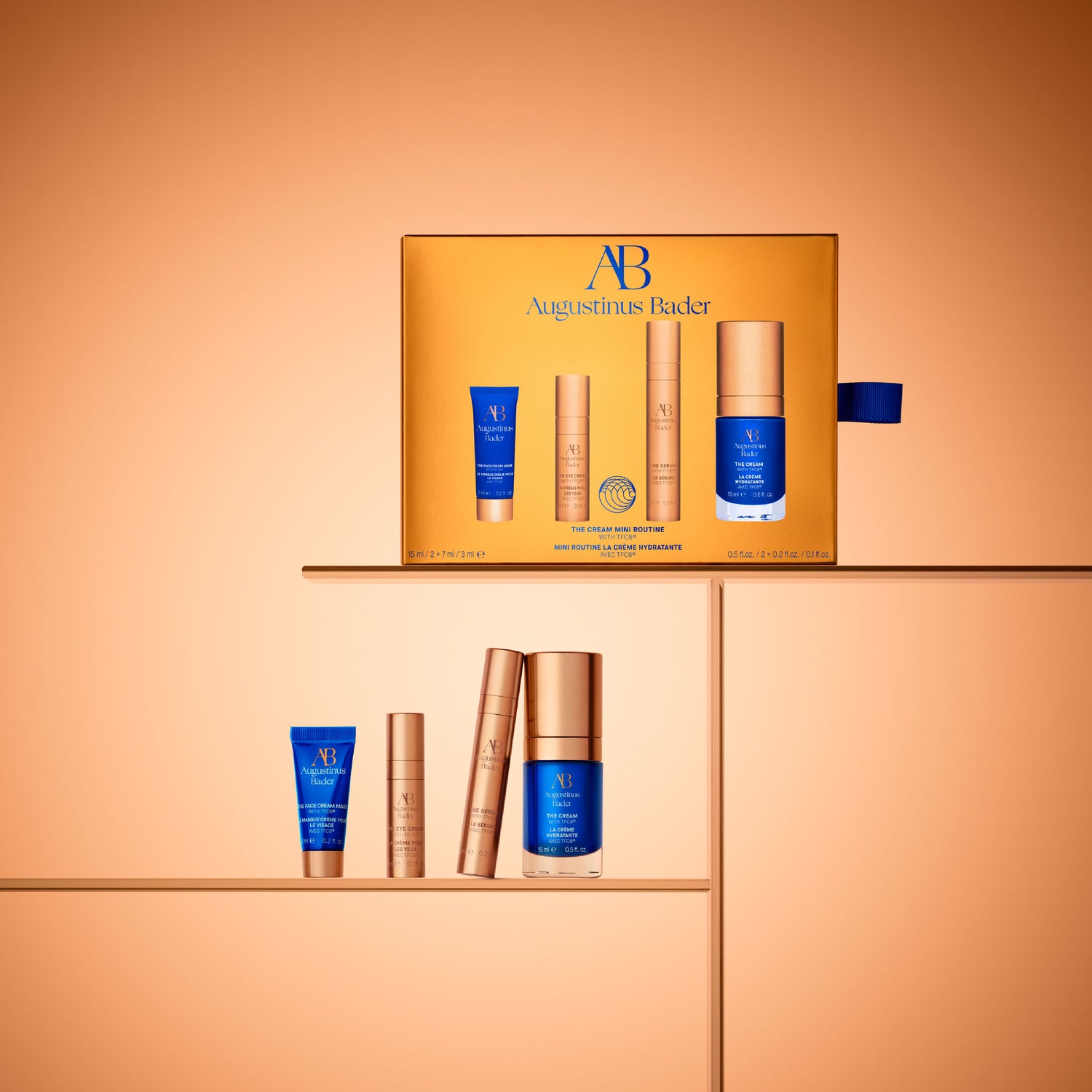 Lifestyle image of Augustinus Bader The Cream Mini Routine