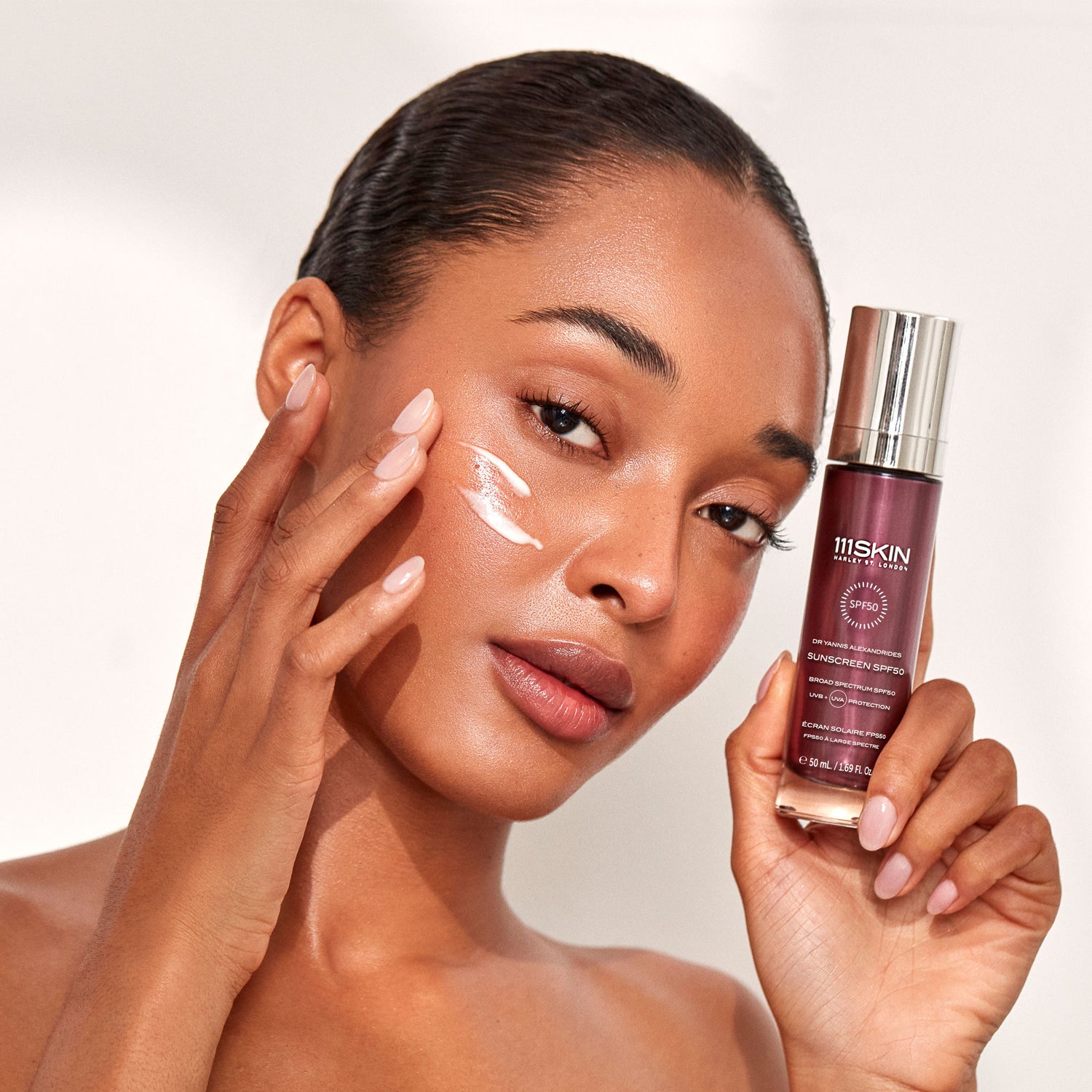 Model image of 111SKIN Repair Sunscreen SPF 50