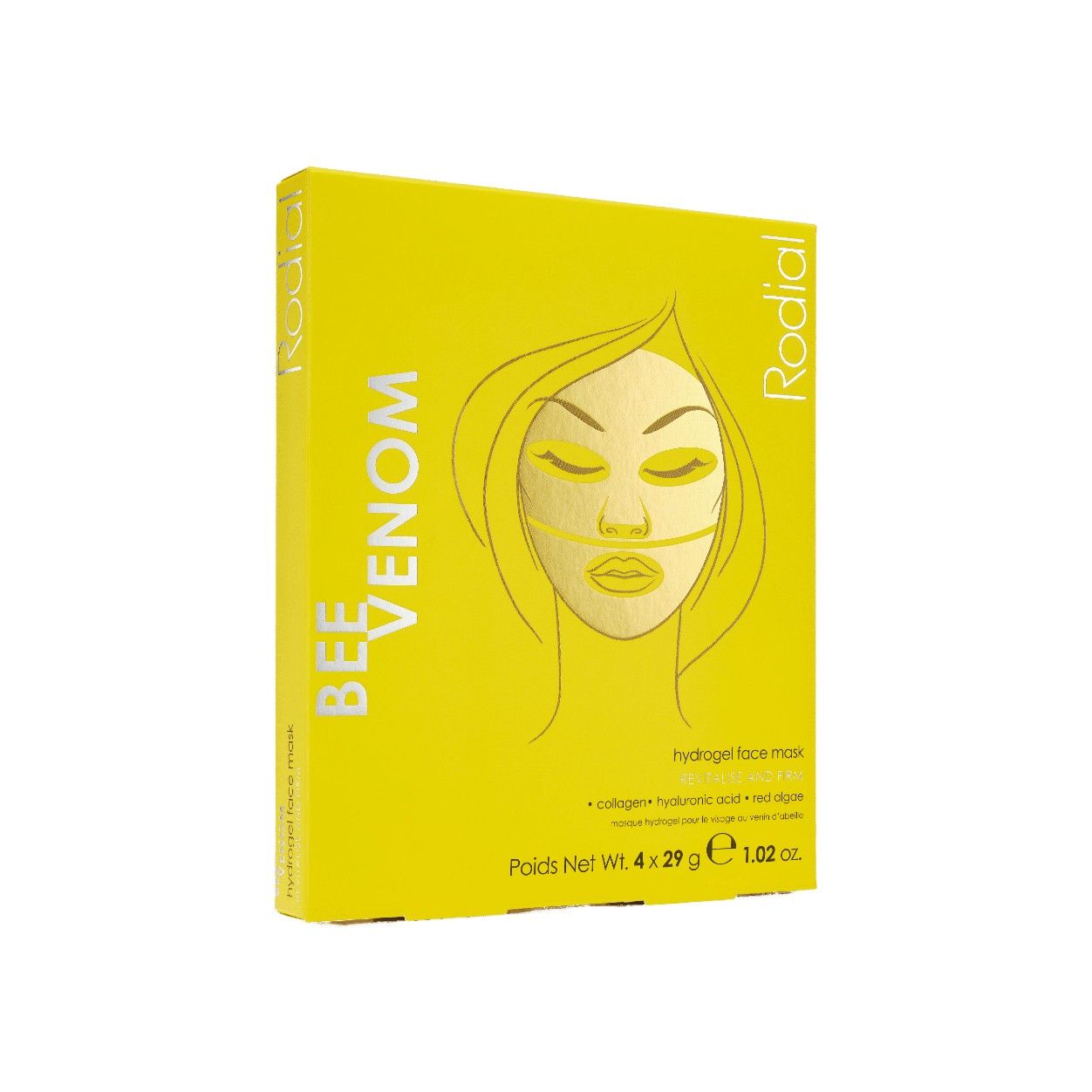 Rodial Bee Venom Hydrogel Facial Mask Box Of 4 main image