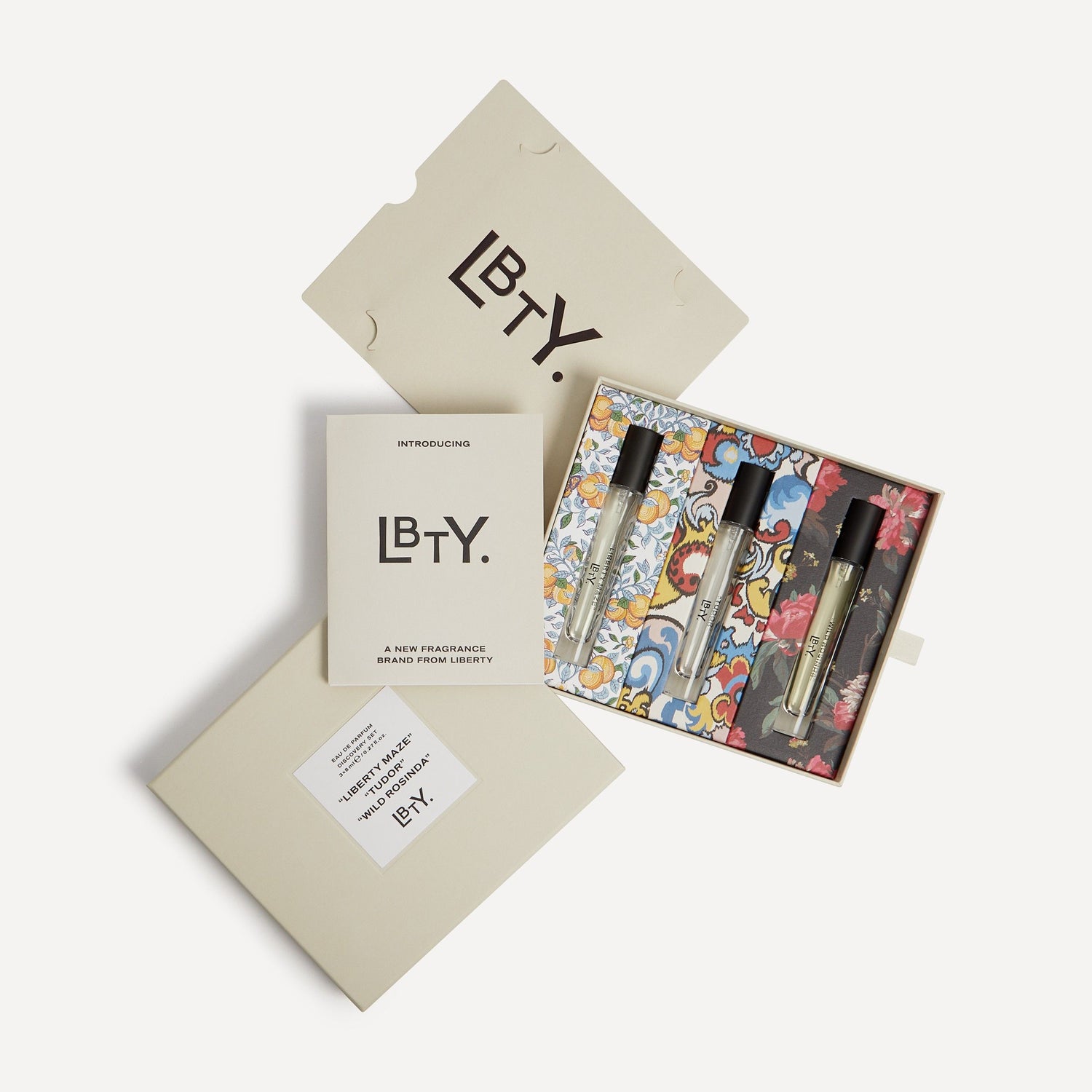 Image of the Liberty LBTY. Classic Discovery Pack Eau De Parfum box