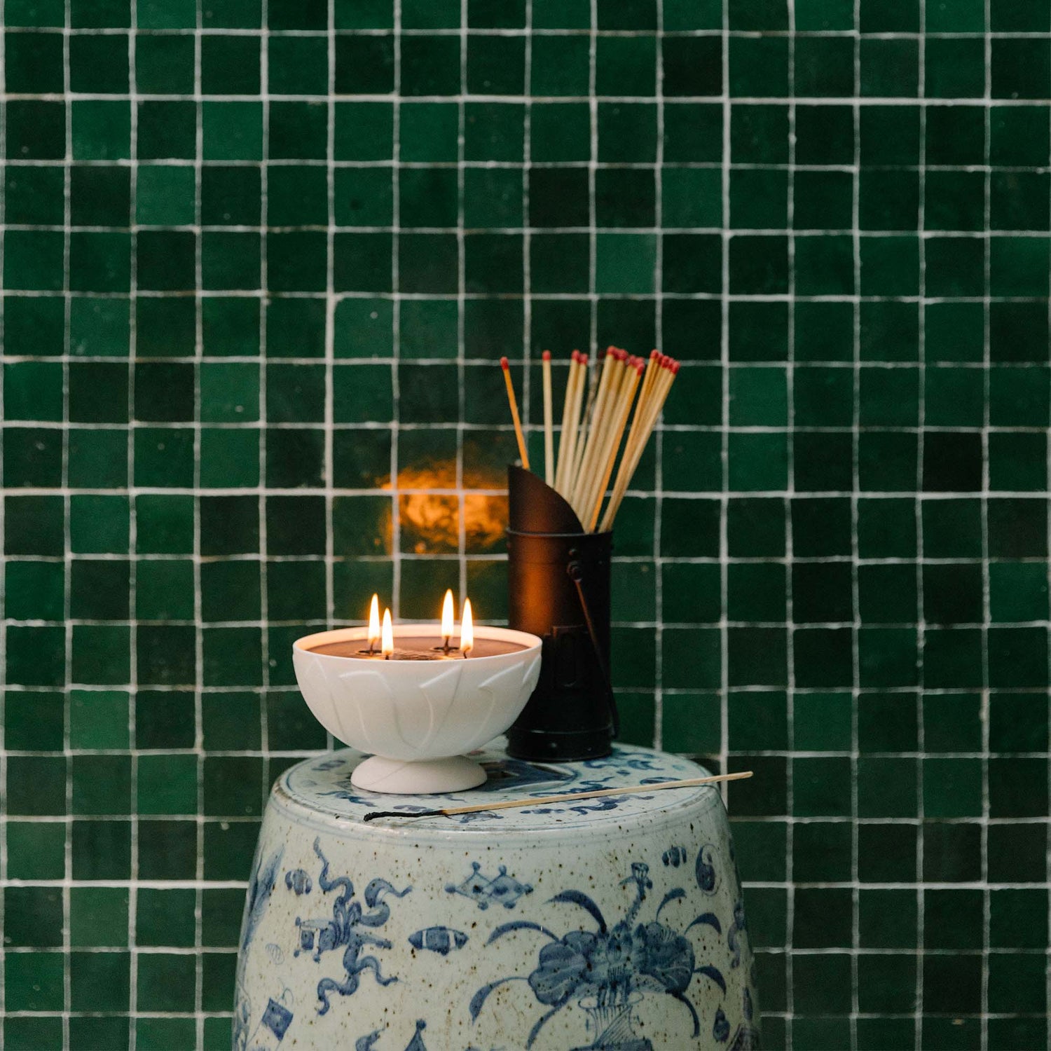 Lifestyle image of Vyrao Large Witchy Candle