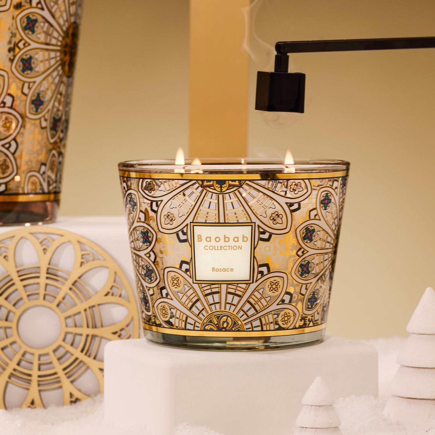 Lifestyle image of Baobab Collection Rosace Candle Max 10 (Limited Edition)