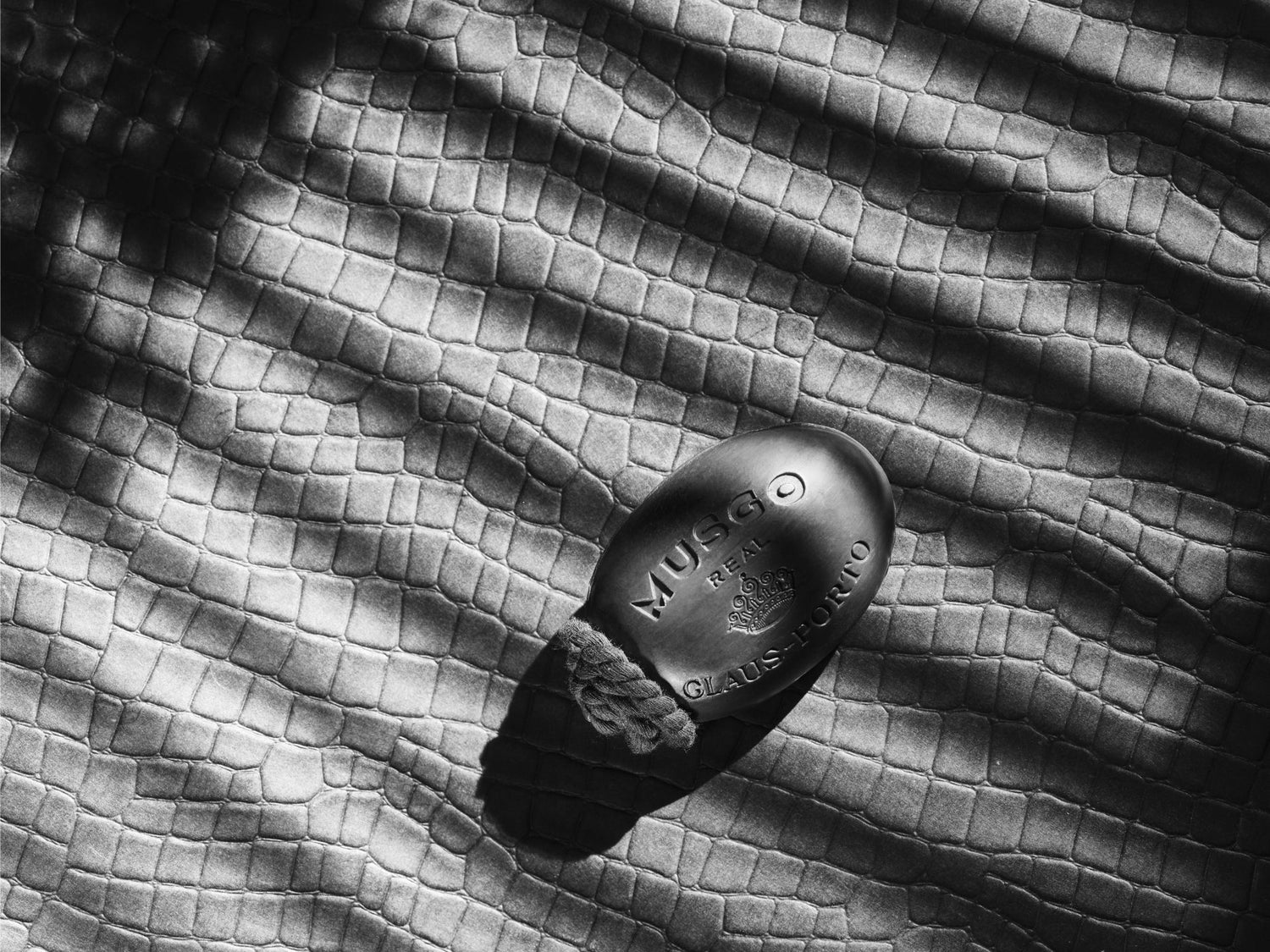 Lifestyle image of Claus Porto Soap On A Rope Black Edition