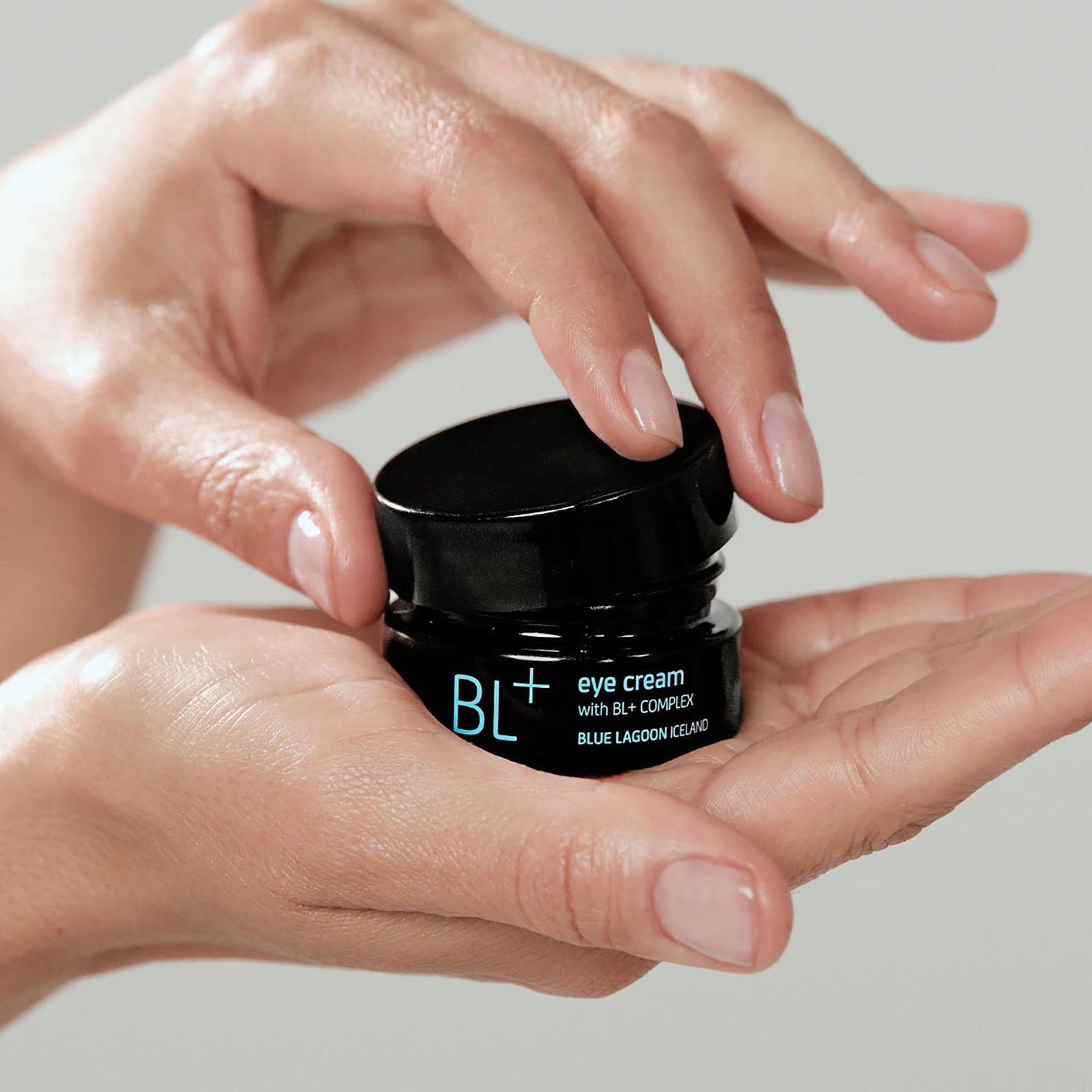 Image of an open Blue Lagoon Skincare BL+ Eye Cream