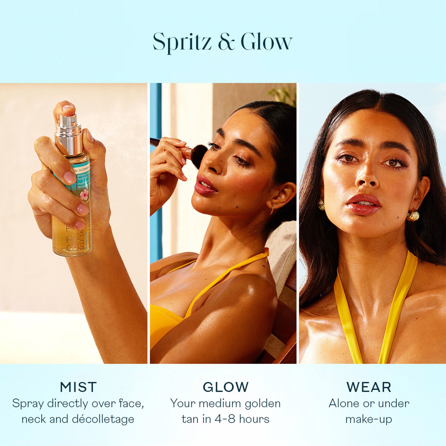 Information related to St. Tropez Self Tan Purity Bronzing Water Face Mist