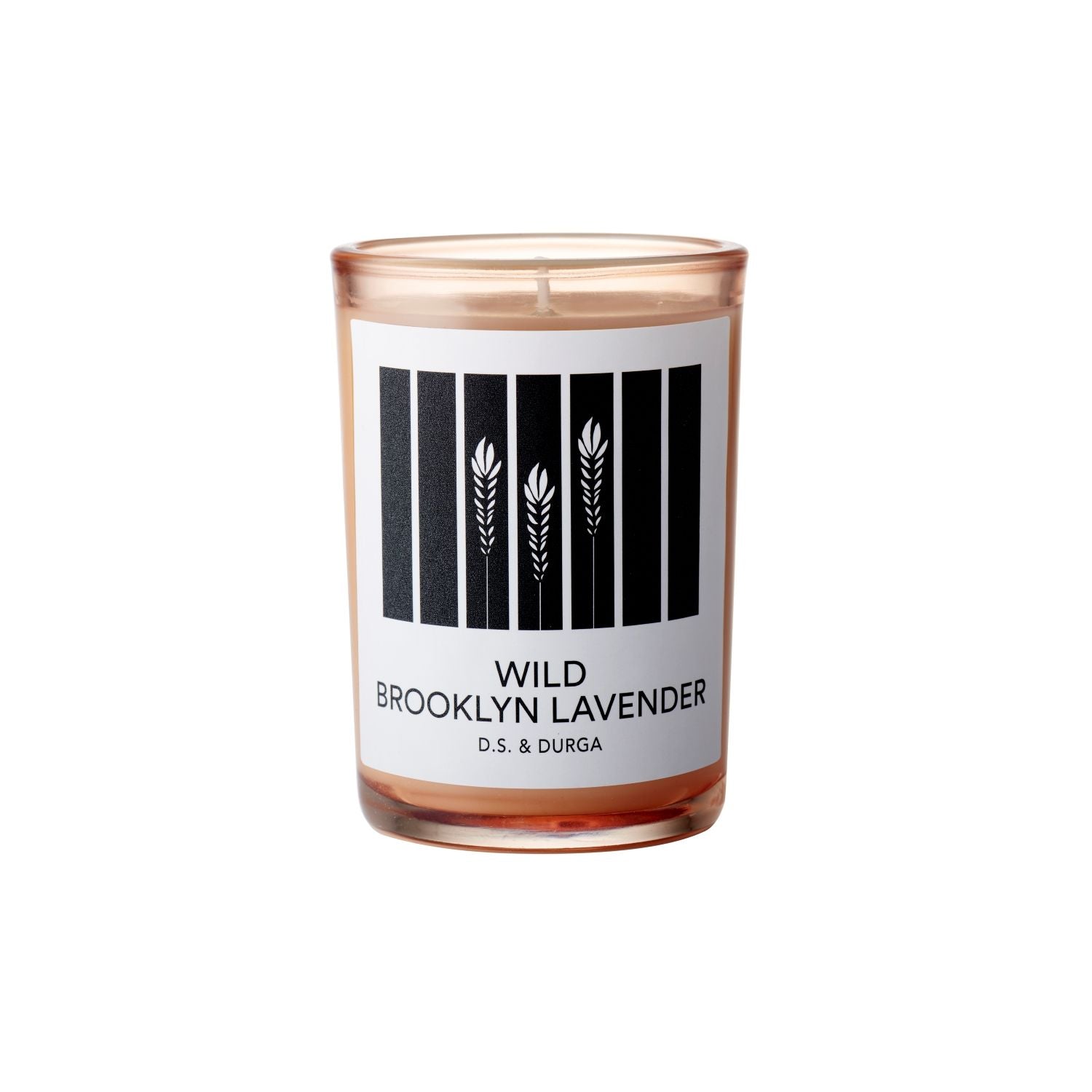 Image of an open D.S. & Durga Wild Brooklyn Lavender Candle