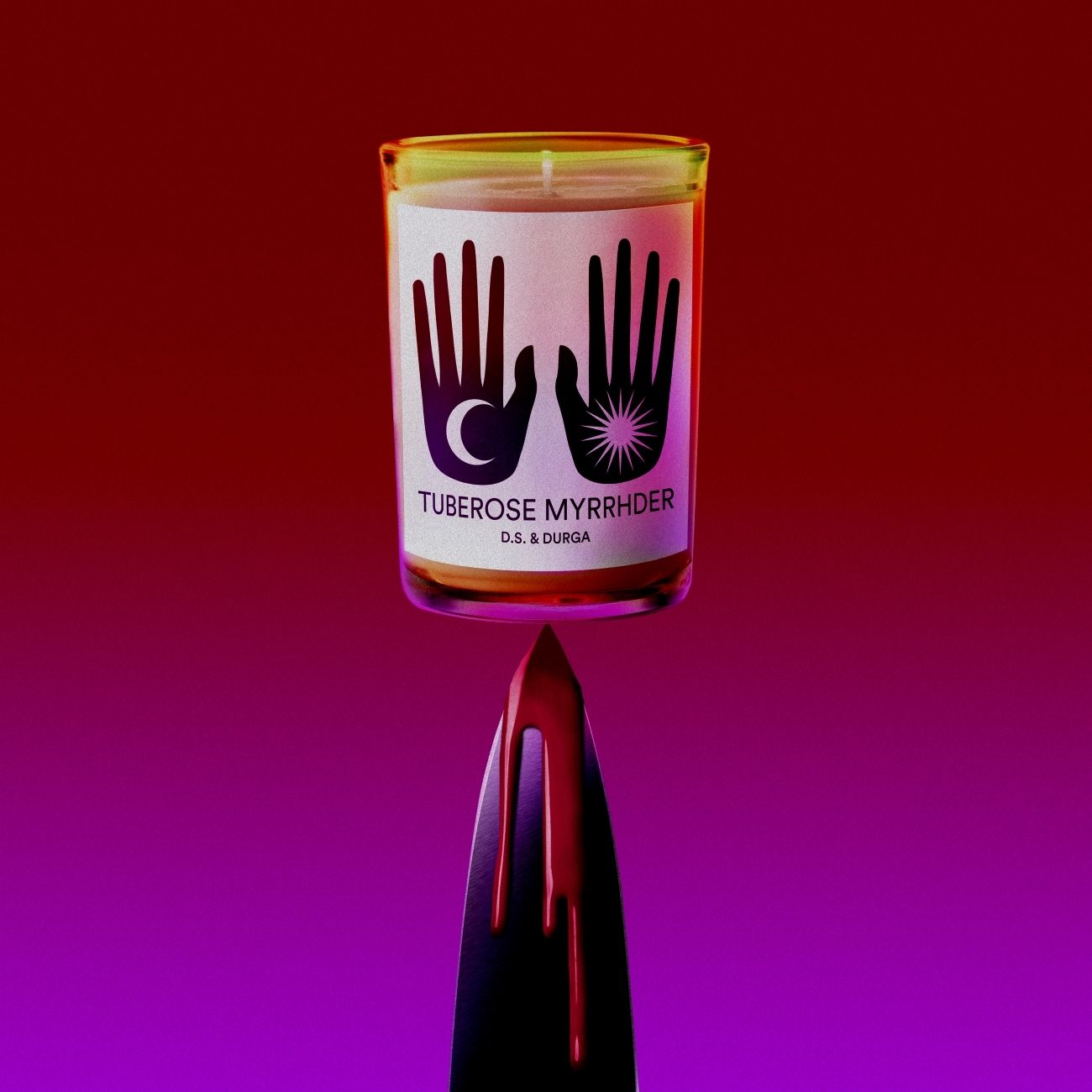 Lifestyle image of D.S. & Durga Tuberose Myrrhder Candle