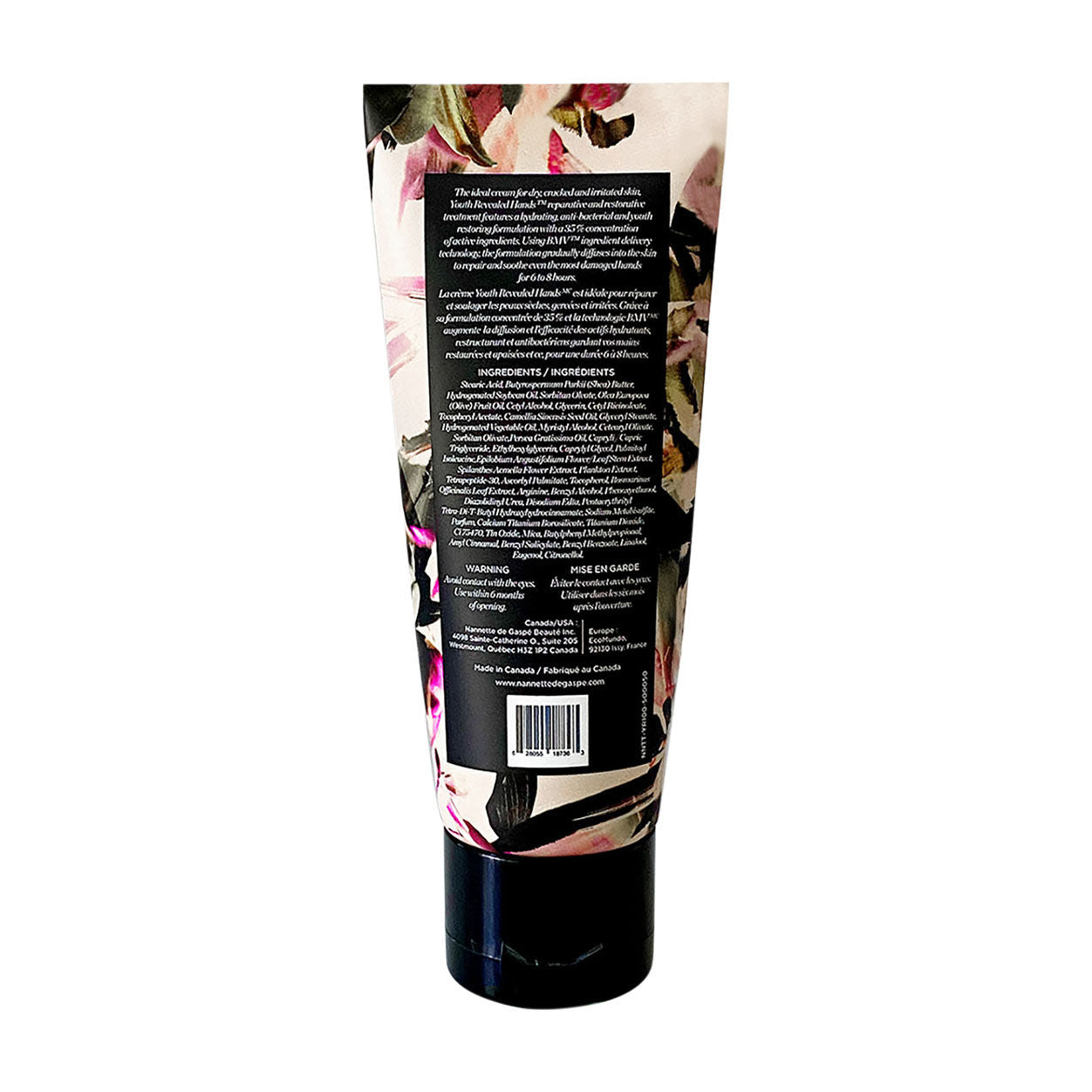 Back image of Nannette de Gaspé Youth Revealed Reparative and Restorative Hand Cream
