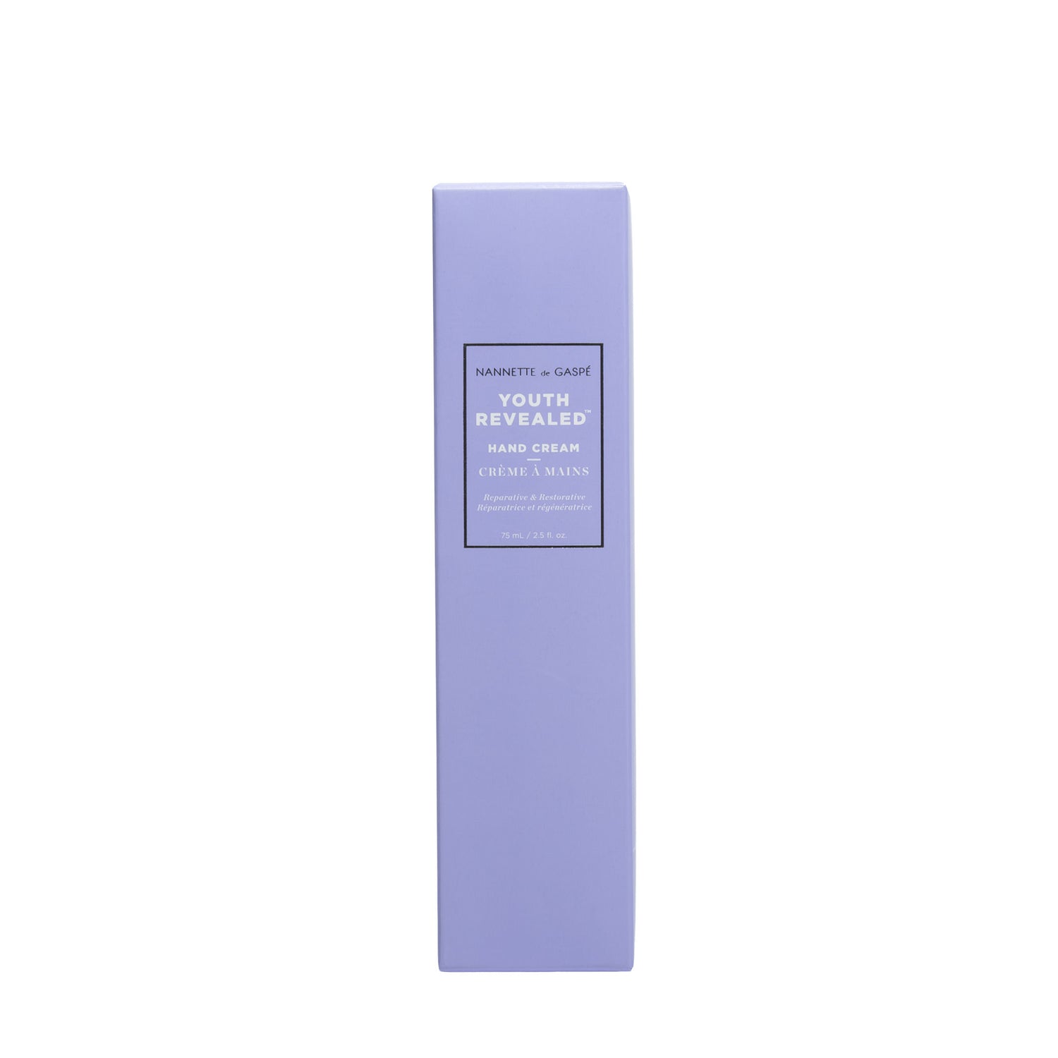 Image of the Nannette de Gaspé Youth Revealed Reparative & Restorative Hand Cream box