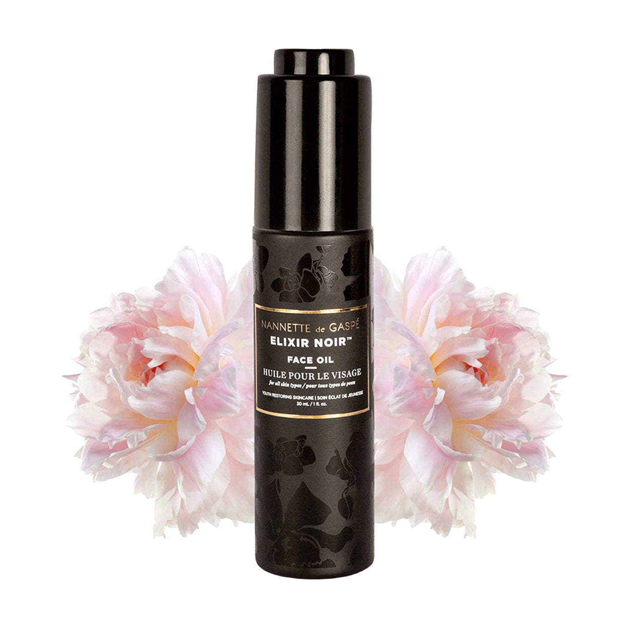 Lifestyle image of Nannette de Gaspé Elixir Noir Face Oil