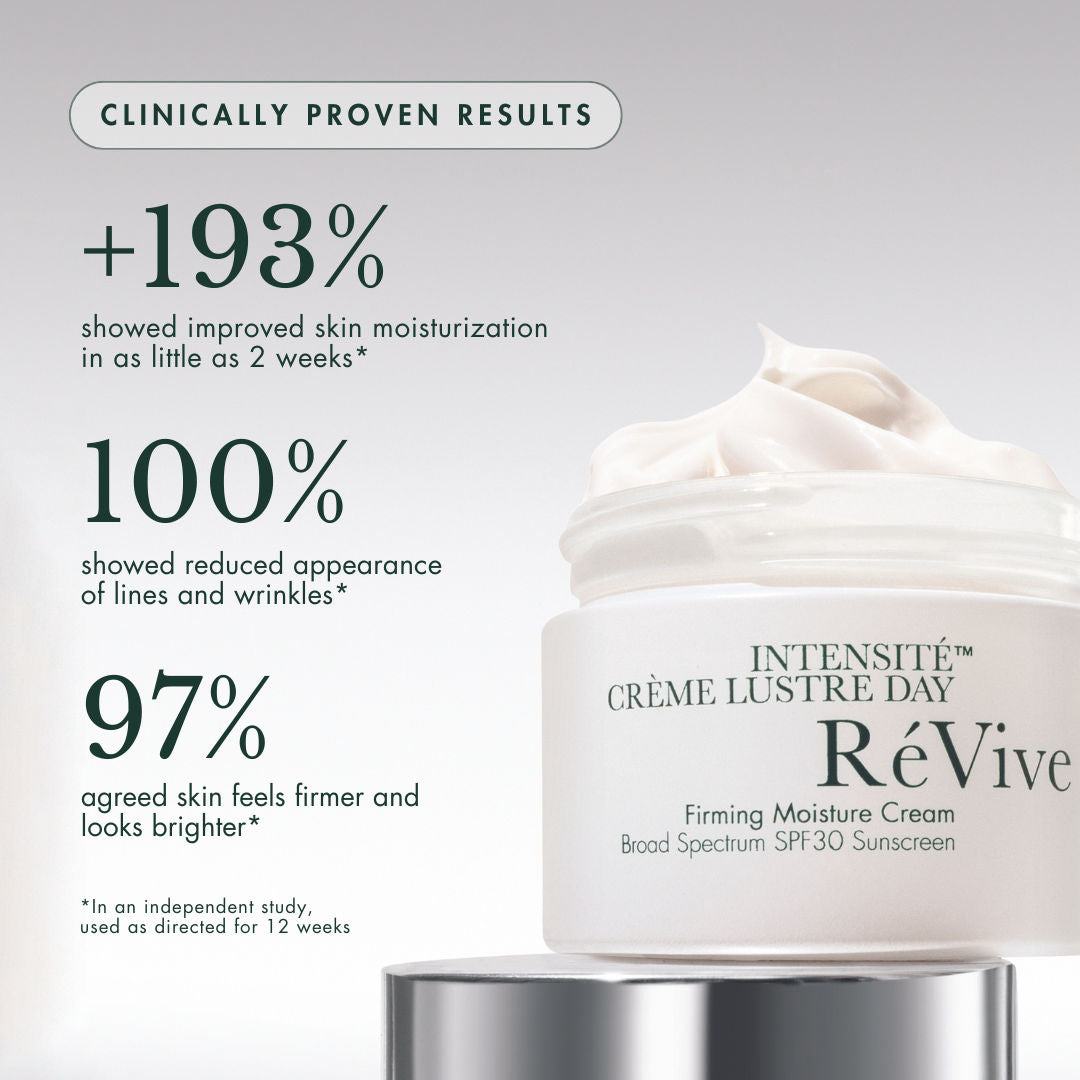 Information related to RéVive Intensité Crème Lustre Day Firming Moisture Cream Broad Spectrum Sunscreen SPF 30